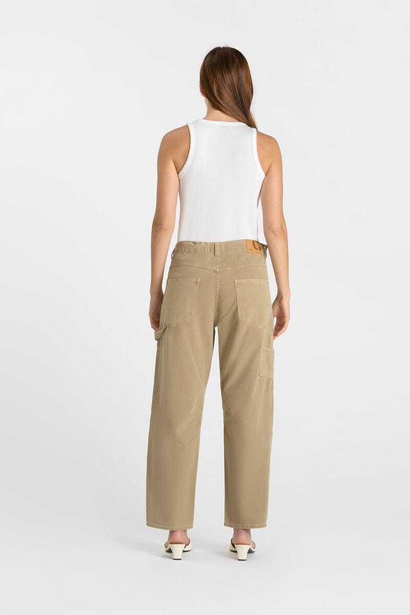 Loose, wide-leg jeans LE TEMPS DES CERISES Beige