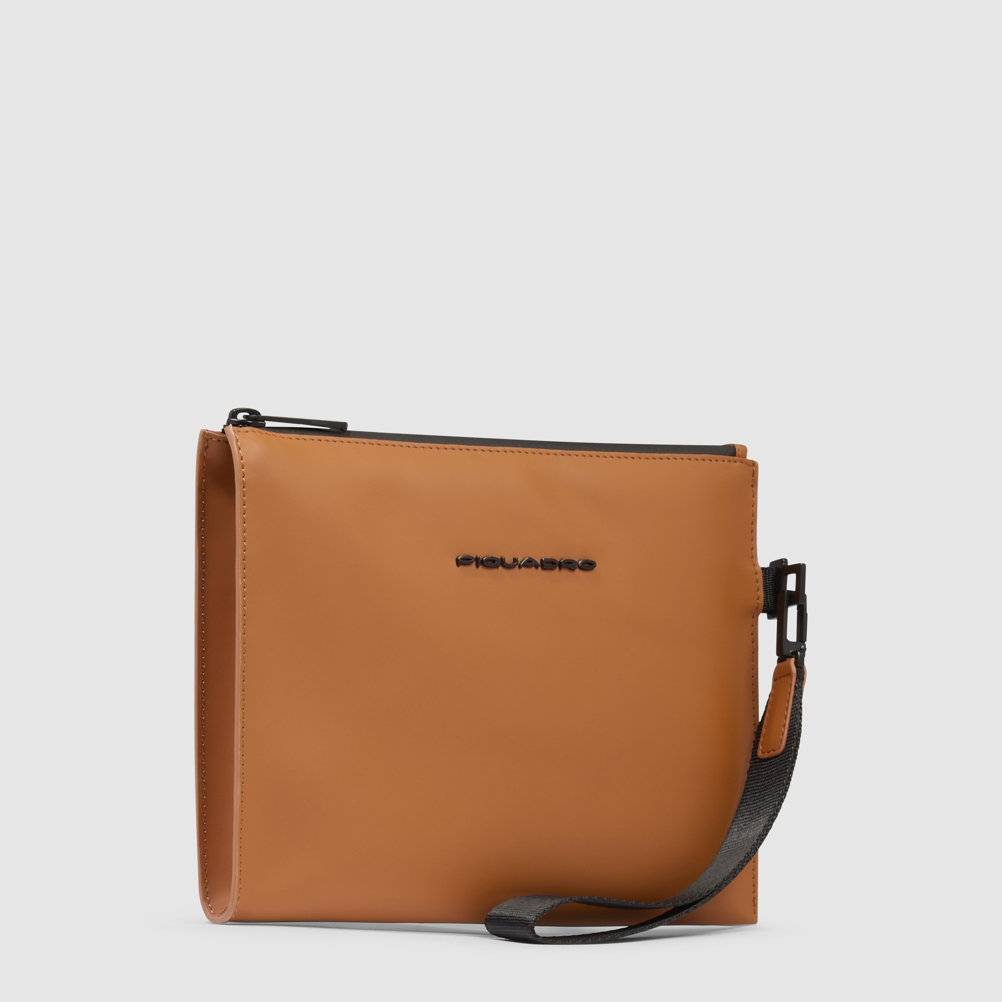 Mini water-repellent pouch PIQUADRO Brown