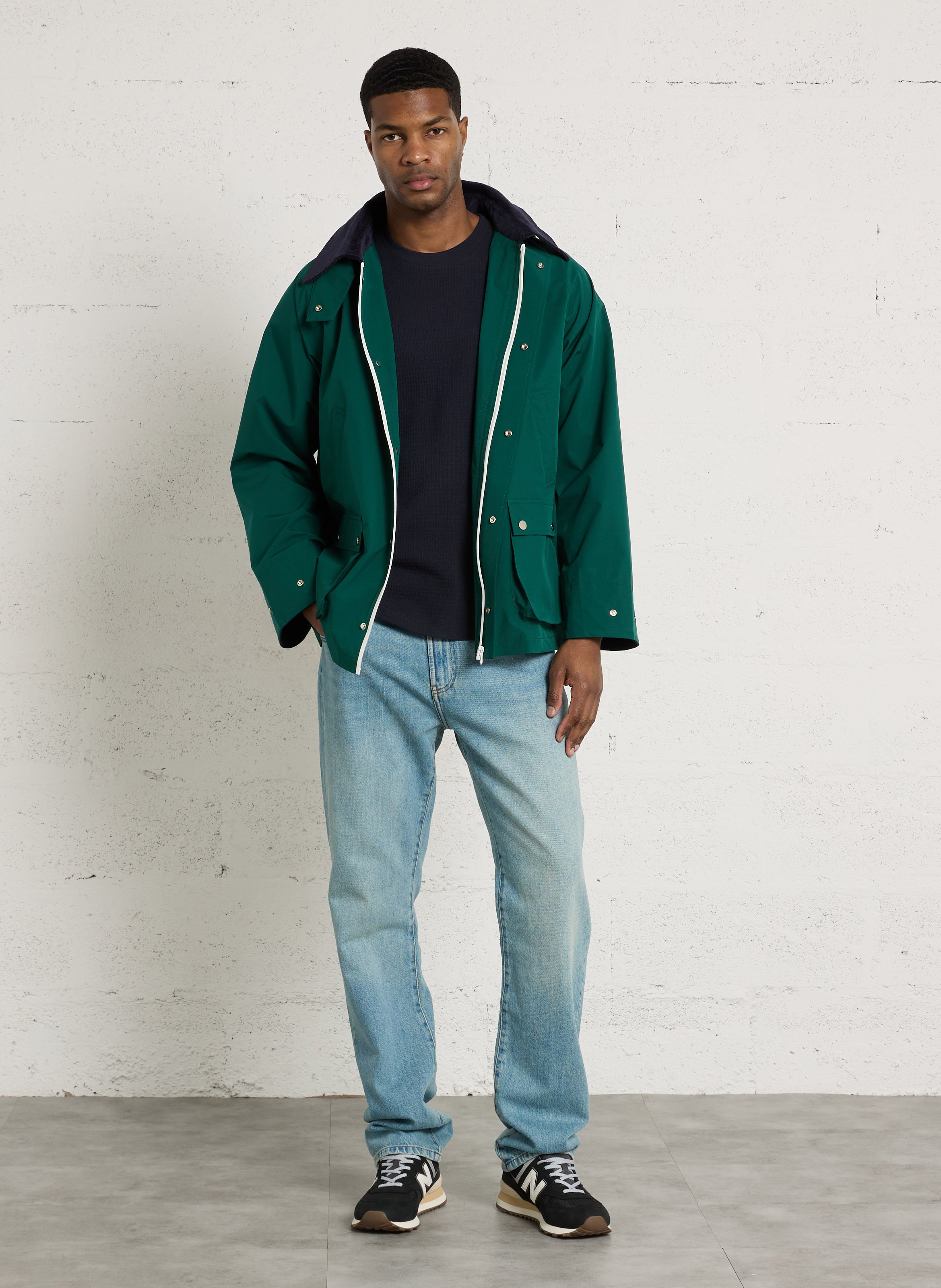 Blouson mit klassischem Kragen FLOTTE Grun