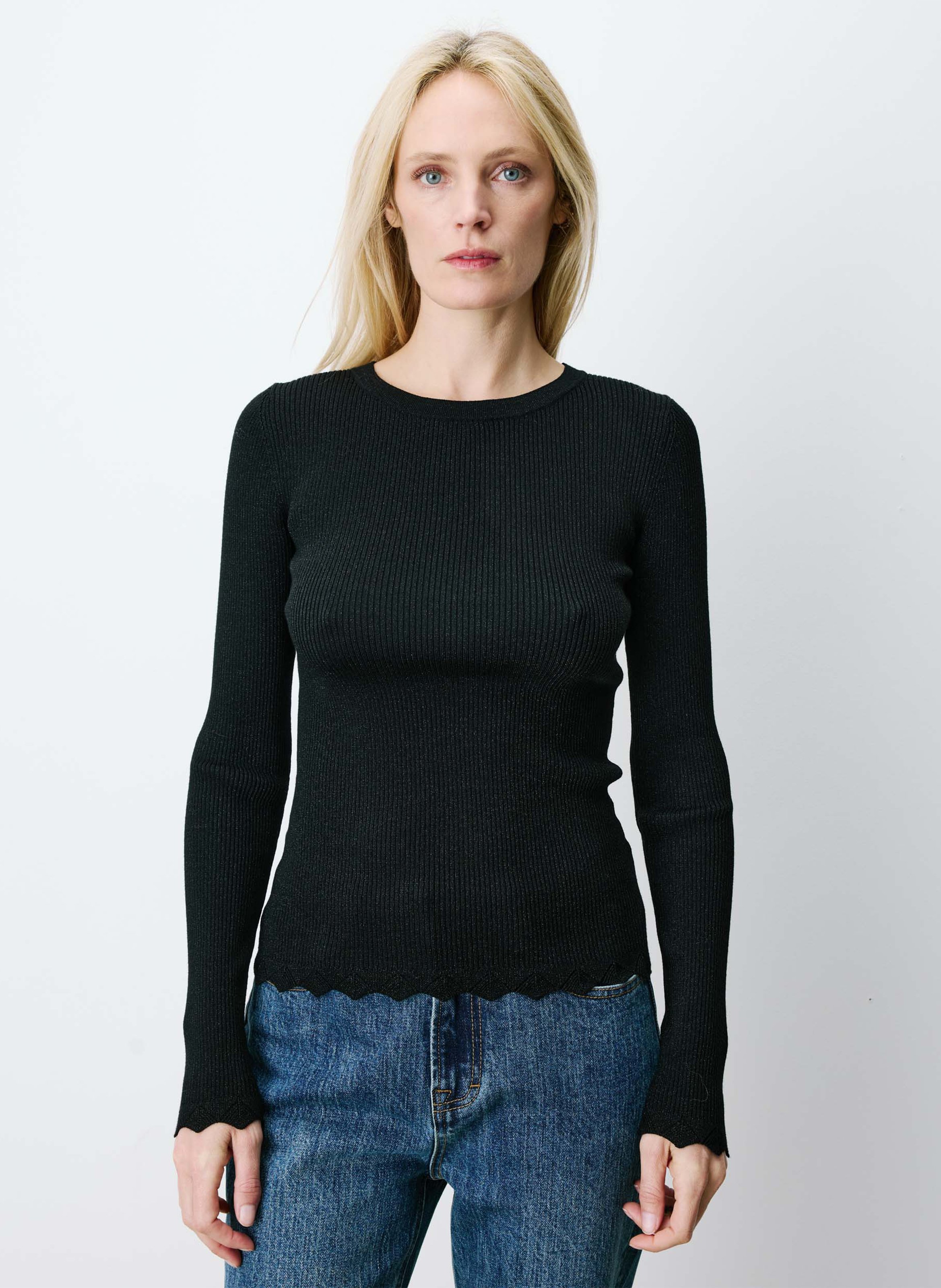 Pull moulant côtelé GRACE ET MILA