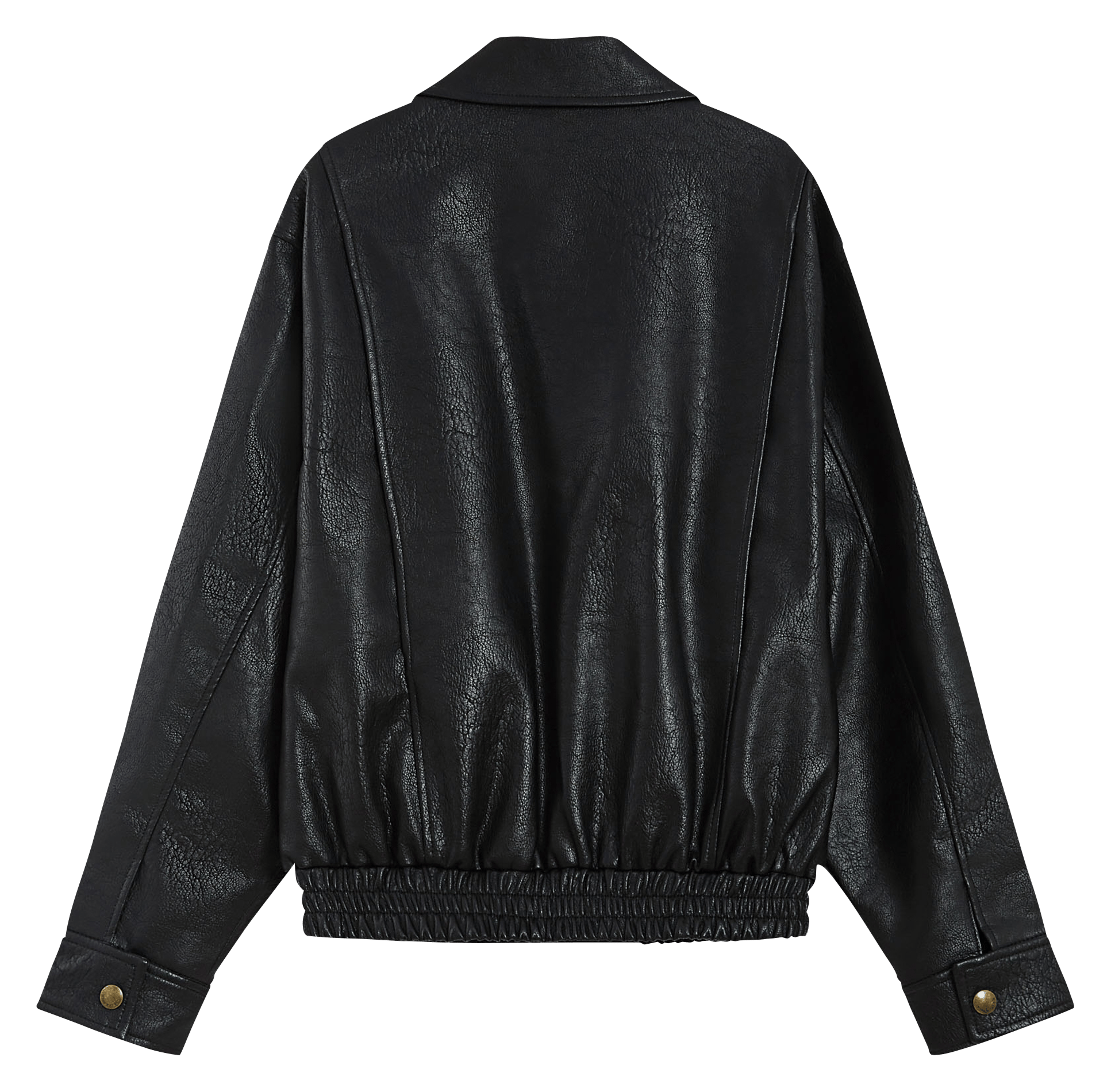 Oversized jacket with classic collar GRACE ET MILA Black