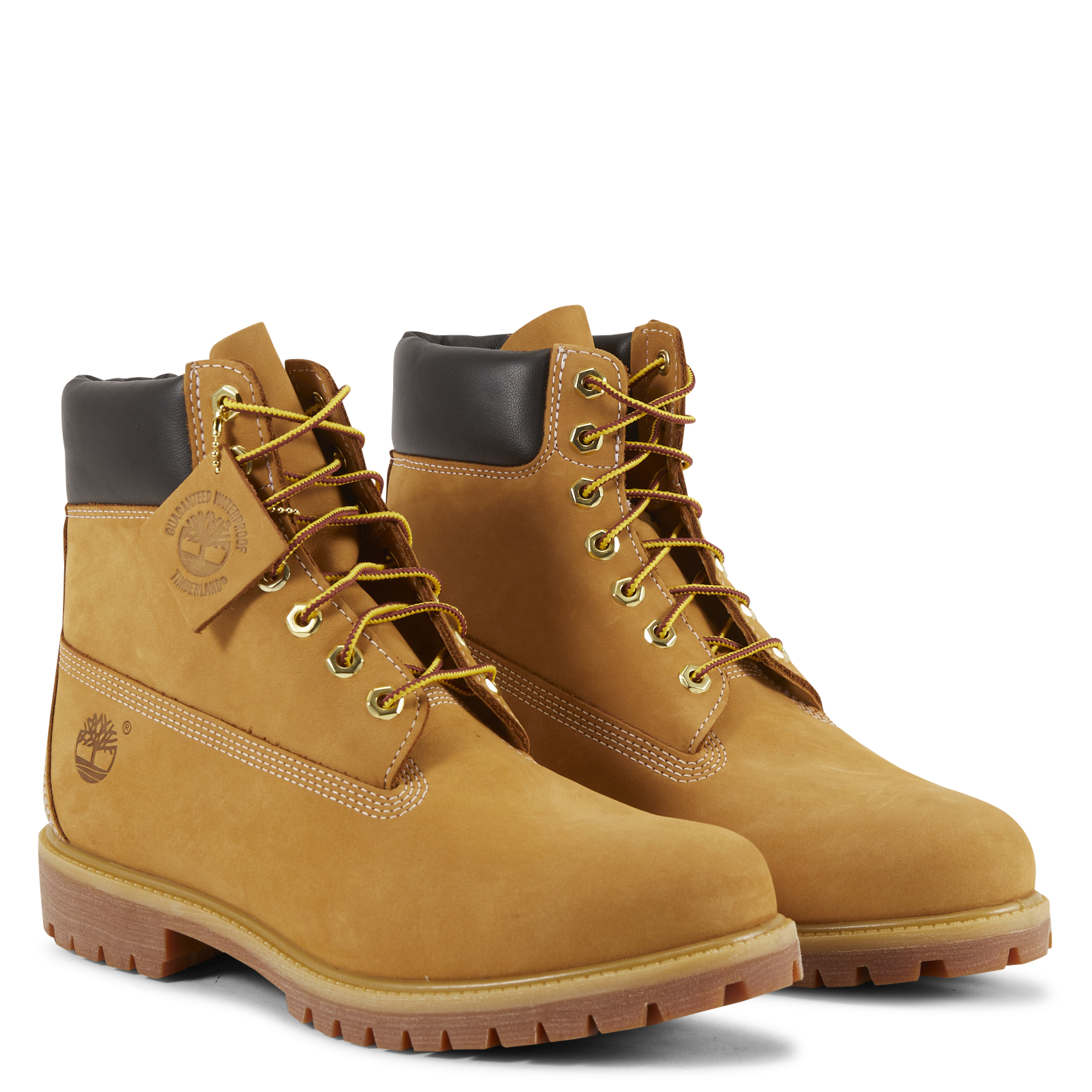 Leather mid-calf boots TIMBERLAND Yellow