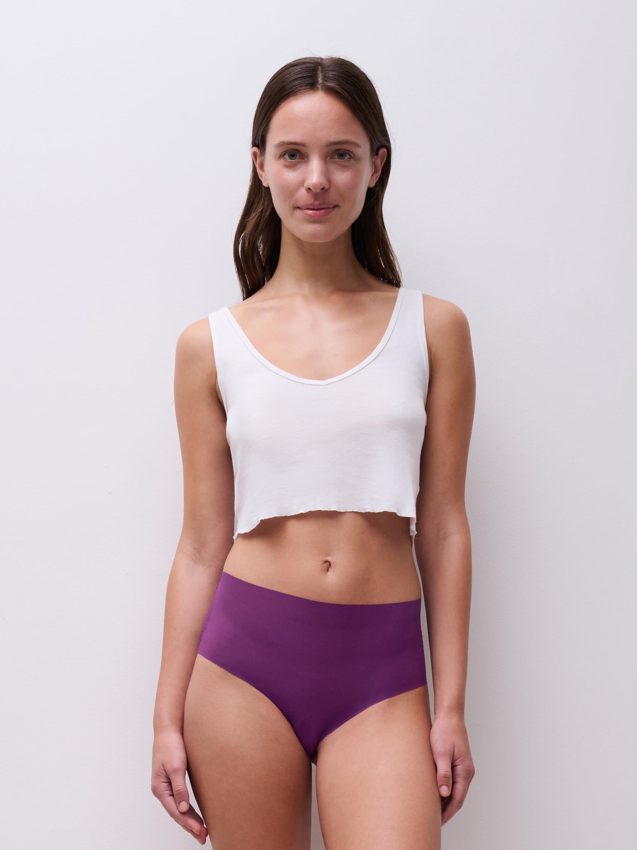 High-waisted panties CHANTELLE Purple
