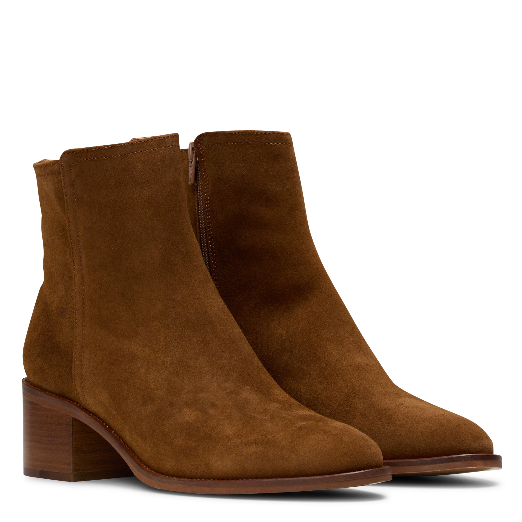 Leren enkellaarzen | Bruin MELLOW YELLOW Dames