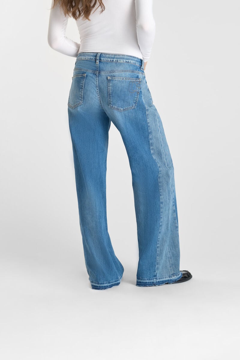 Loose-fit zip jeans LE TEMPS DES CERISES Blue