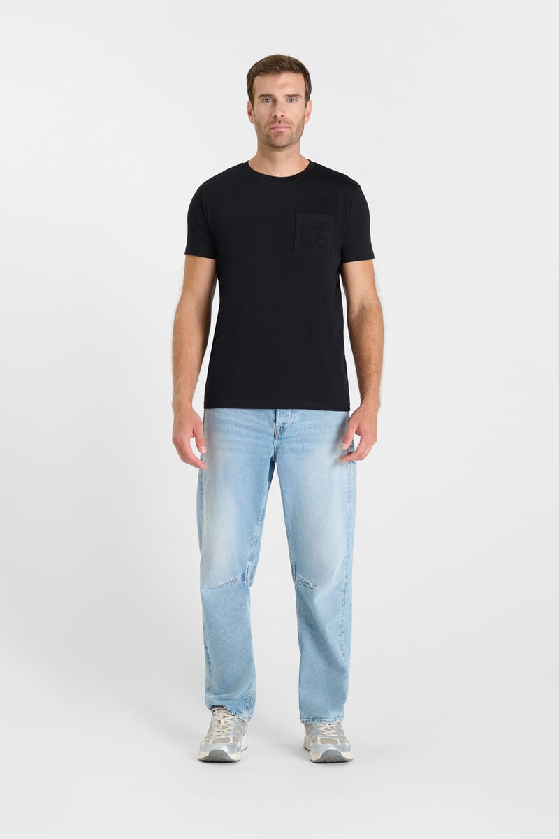 Round-neck T-shirt LE TEMPS DES CERISES Black