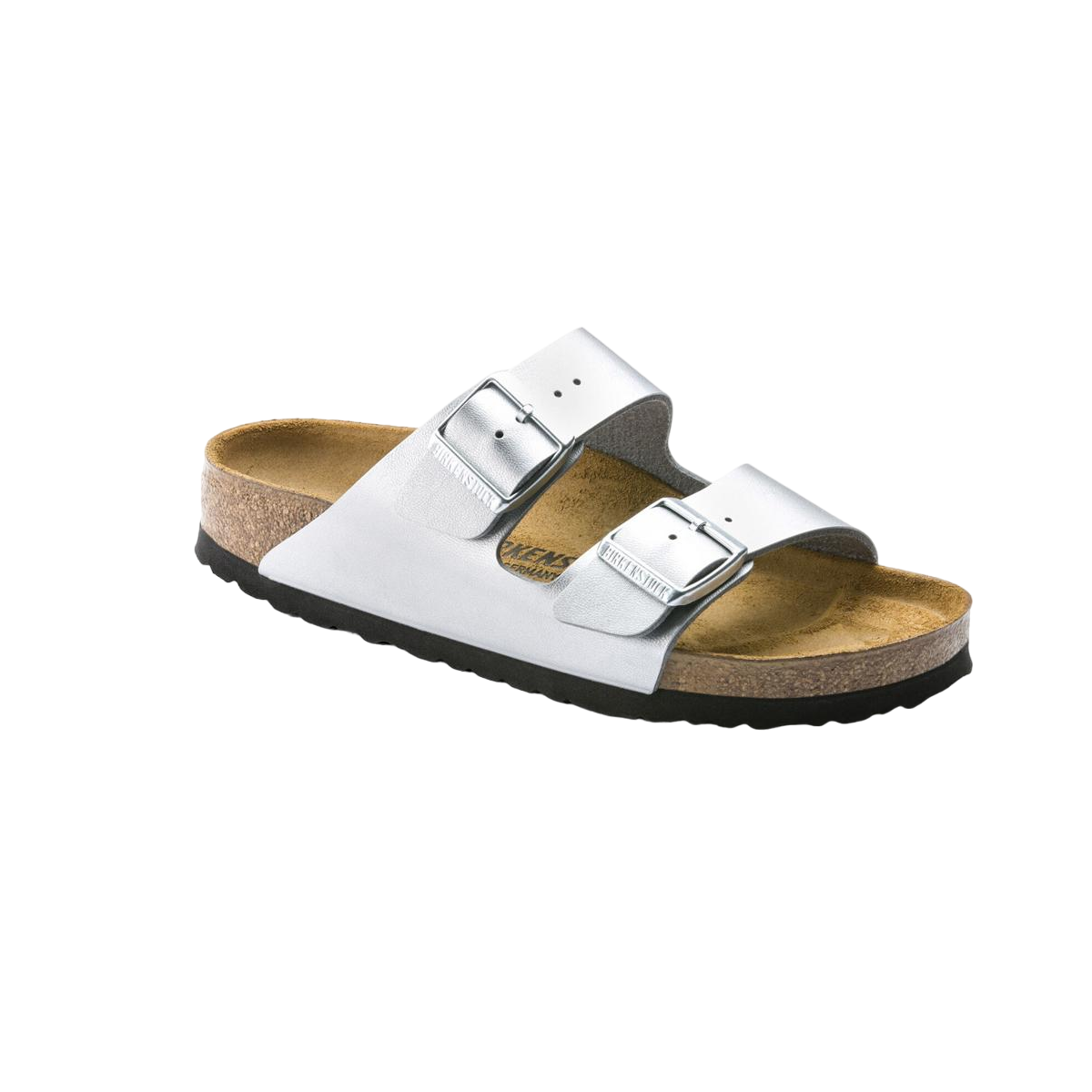 Faux leather sandals BIRKENSTOCK Grey