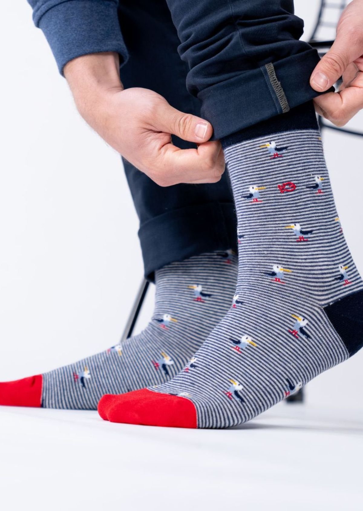 Combed Cotton Animal Socks BILLYBELT Black