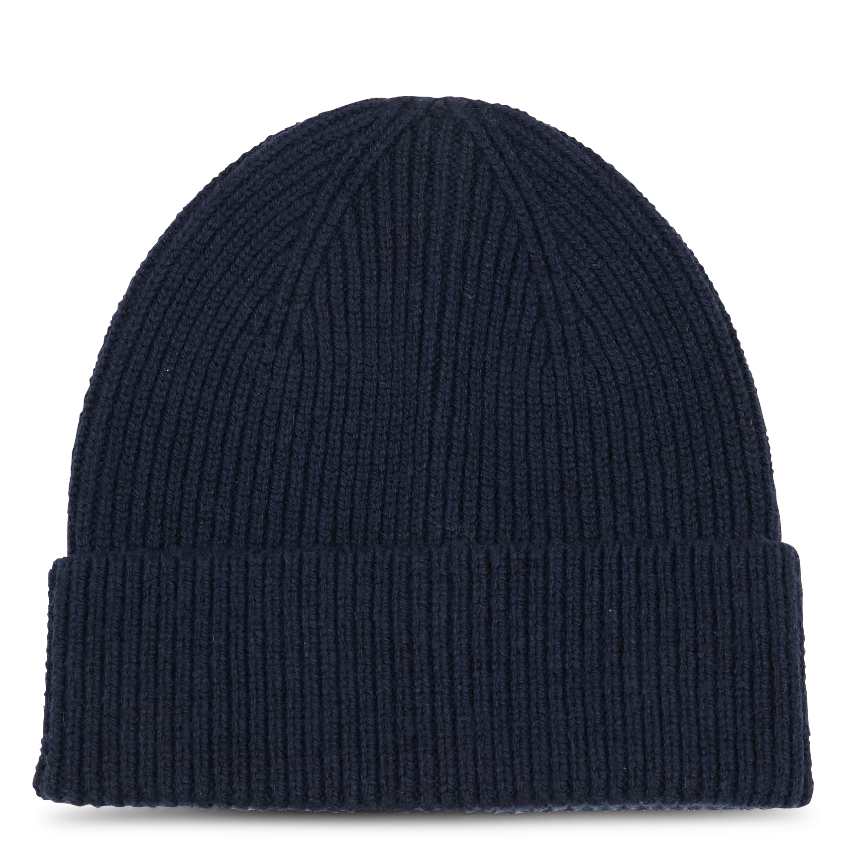 Geribde, wollen muts SELECTED Blauw