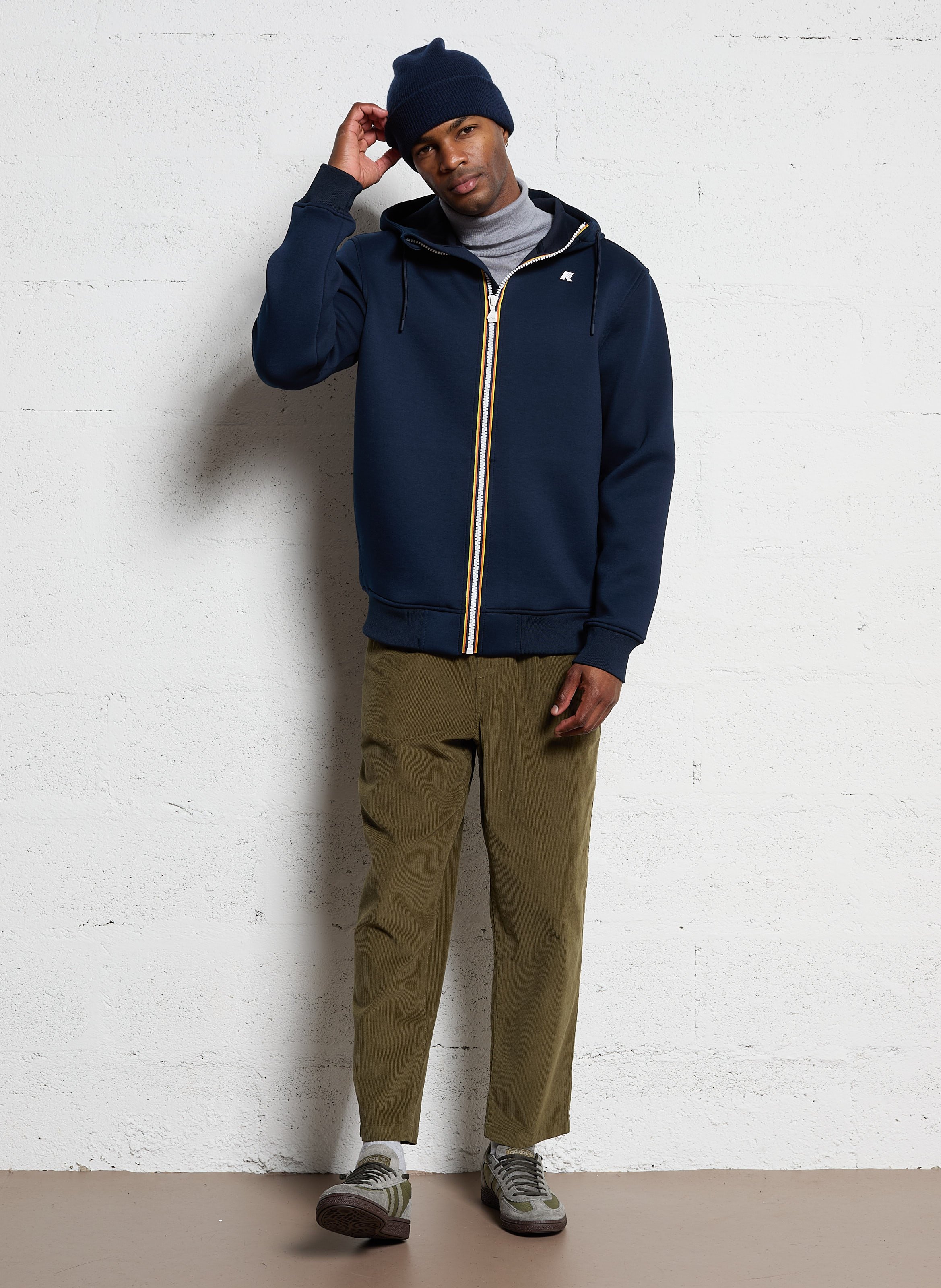 Slim-fit cotton cargo pants - Look 5