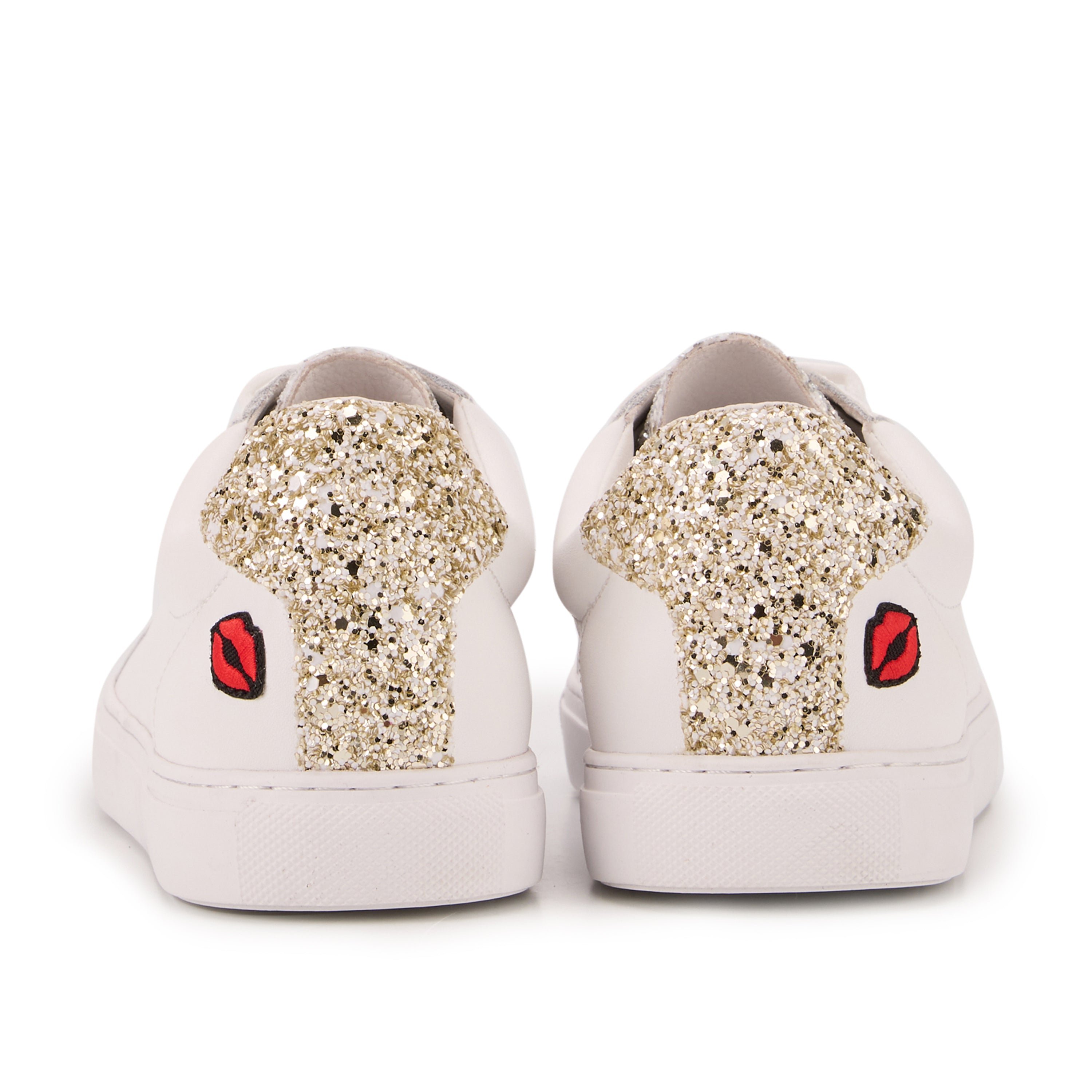 Jimmy leather sneakers BONS BAISERS PARIS White