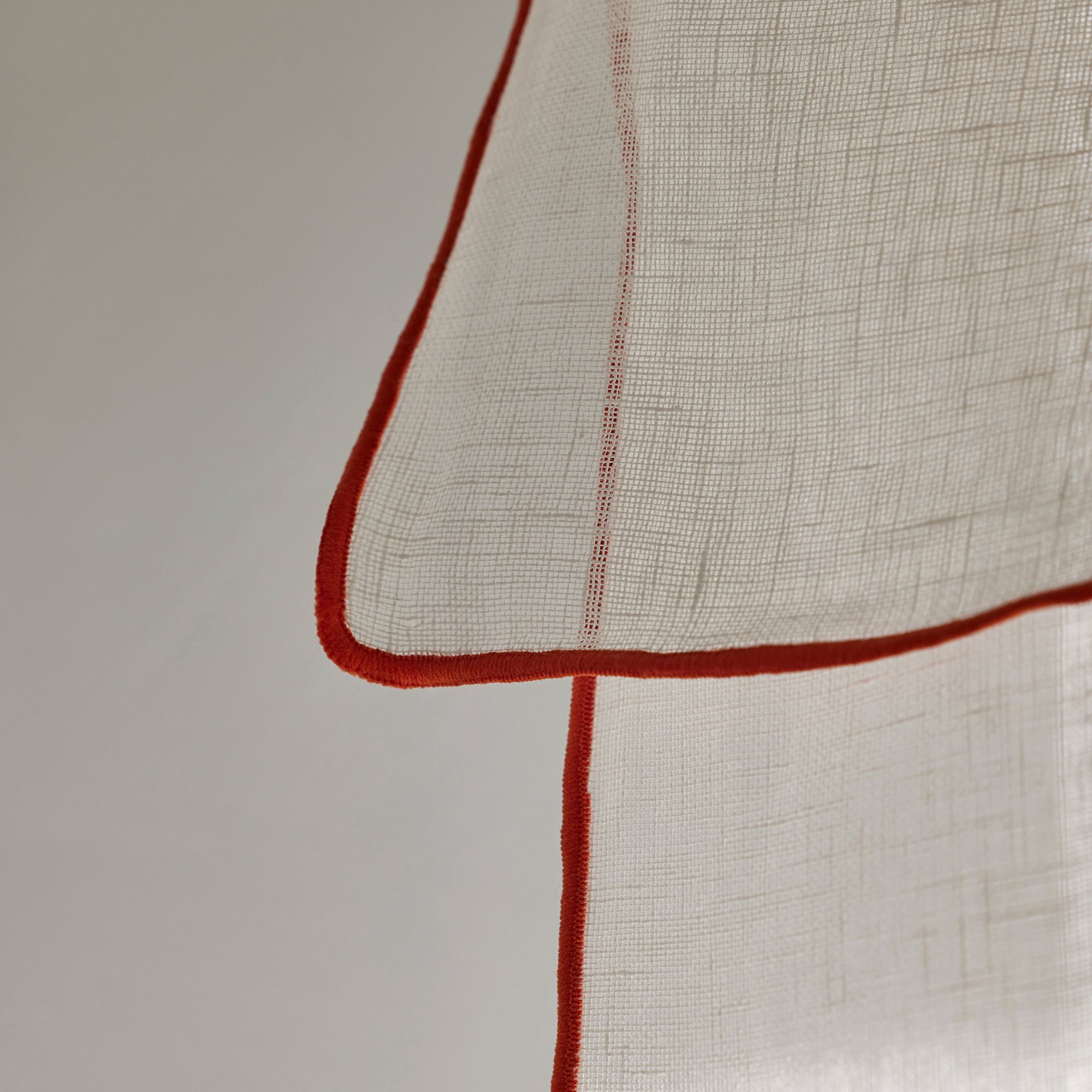 Voile curtain panel MADURA White