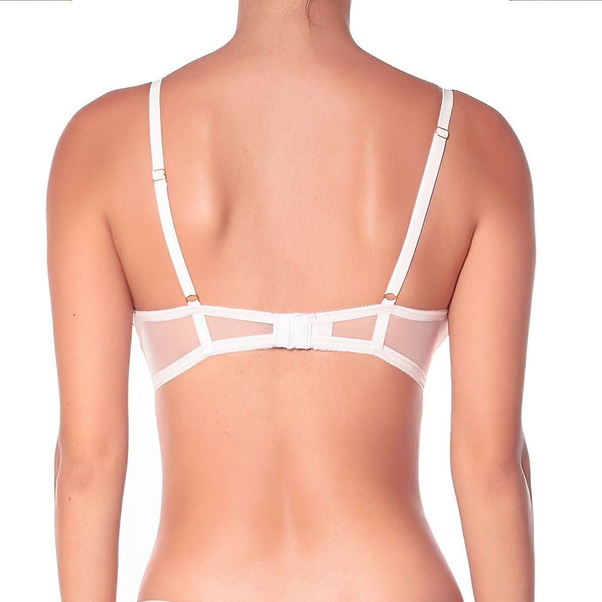 Cotton underwired bra HUIT White