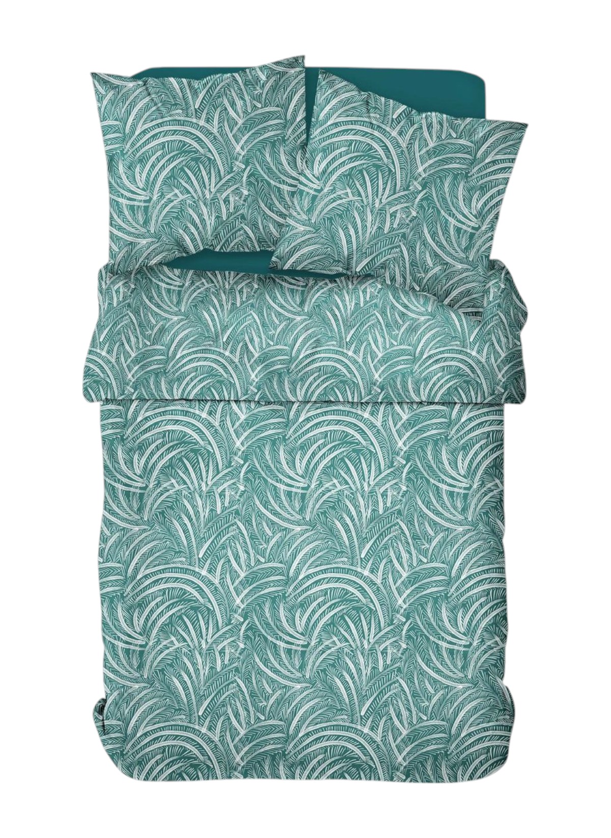 Printed cotton bed set TODAY LINGE DE MAISON Blue