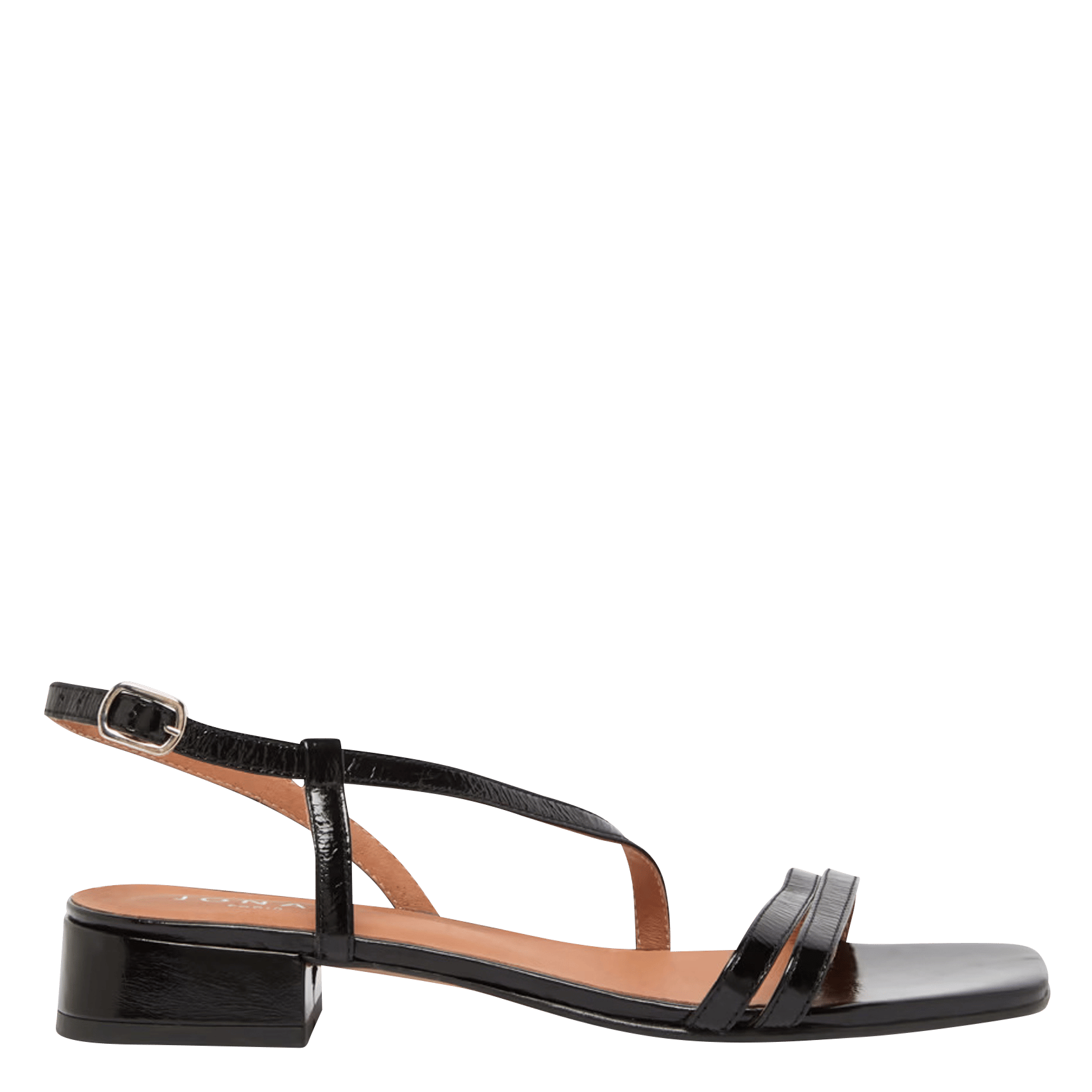 Sandales à talons en cuir JONAK Noir