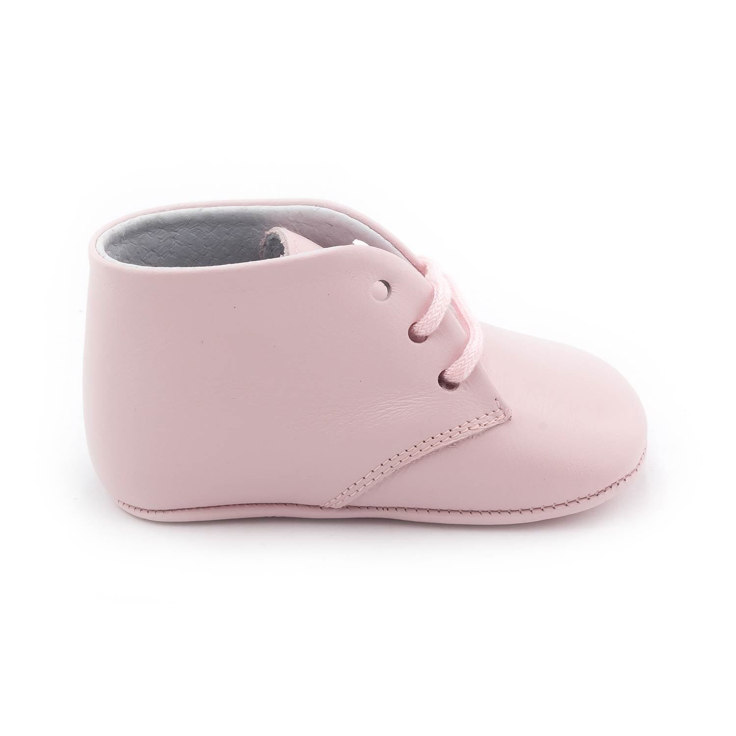 Soft leather baby booties Boni & Sidonie Pink