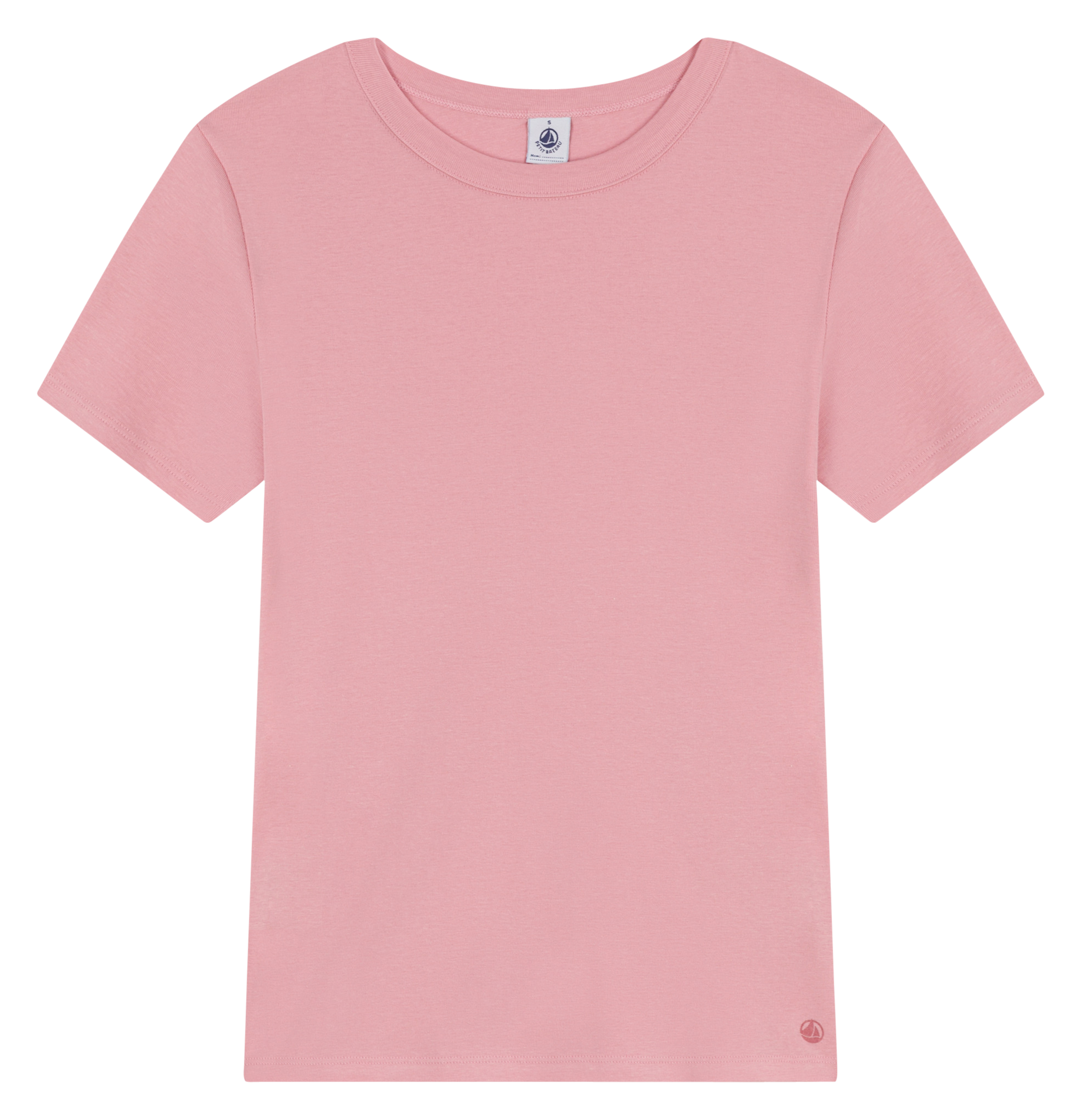 Camiliday round-neck sleeveless cotton top PETIT BATEAU Pink