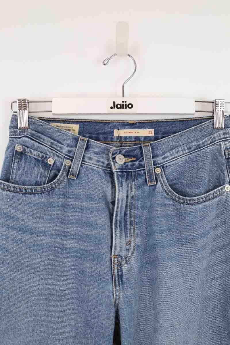 Cotton straight jeans LEVI'S - Seconde main Blue