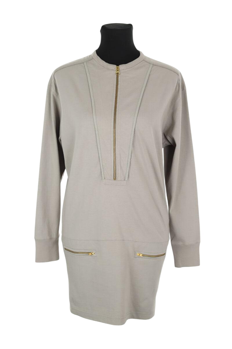 Cotton dress ISABEL MARANT ÉTOILE - SECONDE MAIN Grey