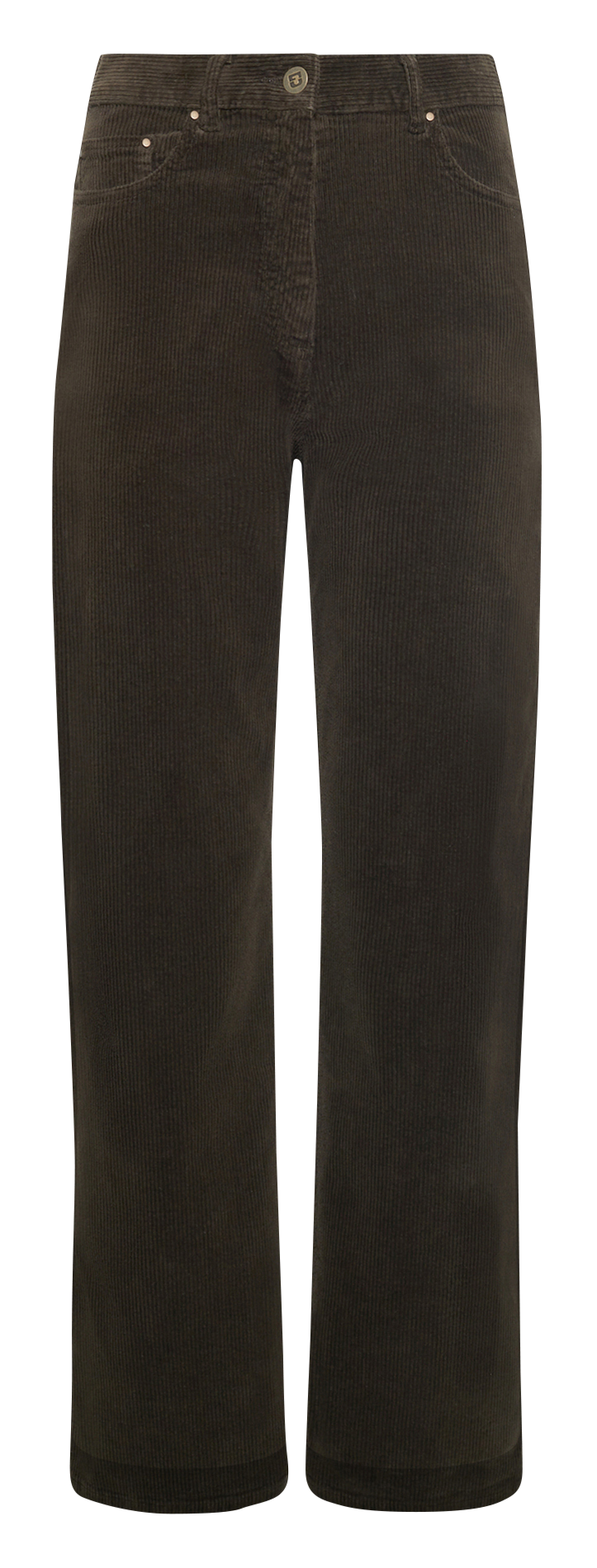 Pantalon droit en coton mélnagé GERARD DAREL Kaki