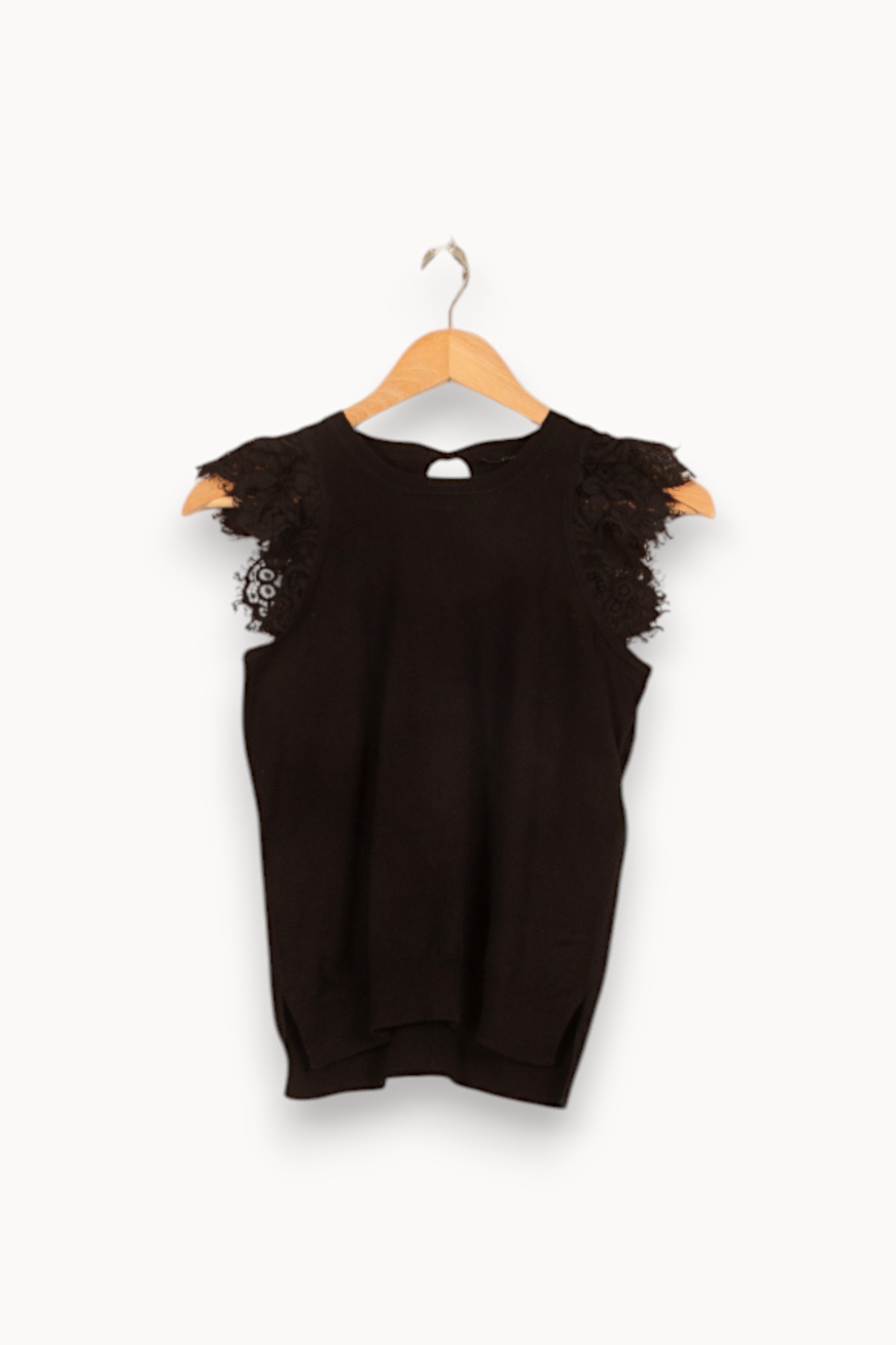 Top & tank top TARA JARMON - Seconde Main Black