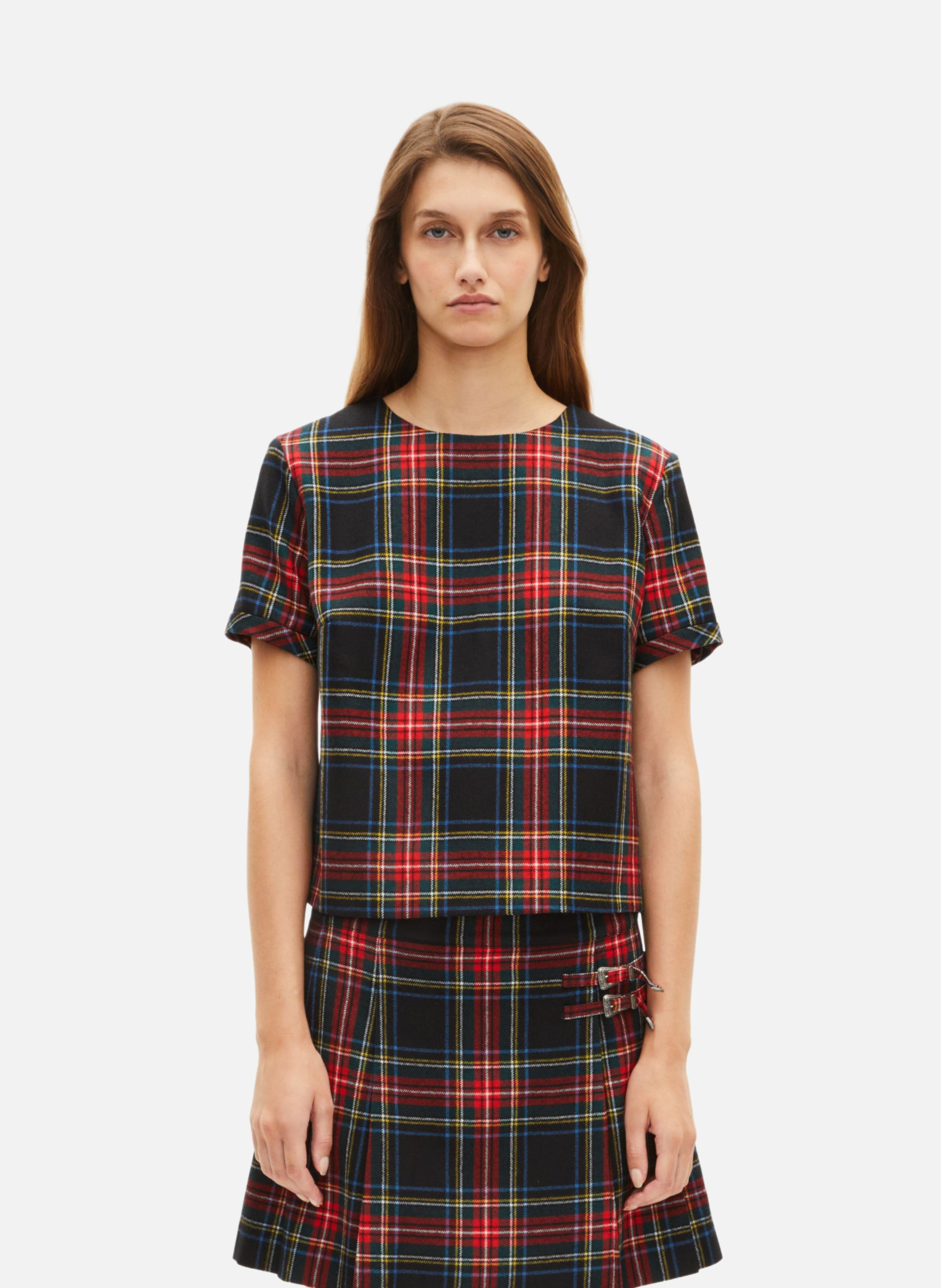 Tartan top THE KOOPLES Red