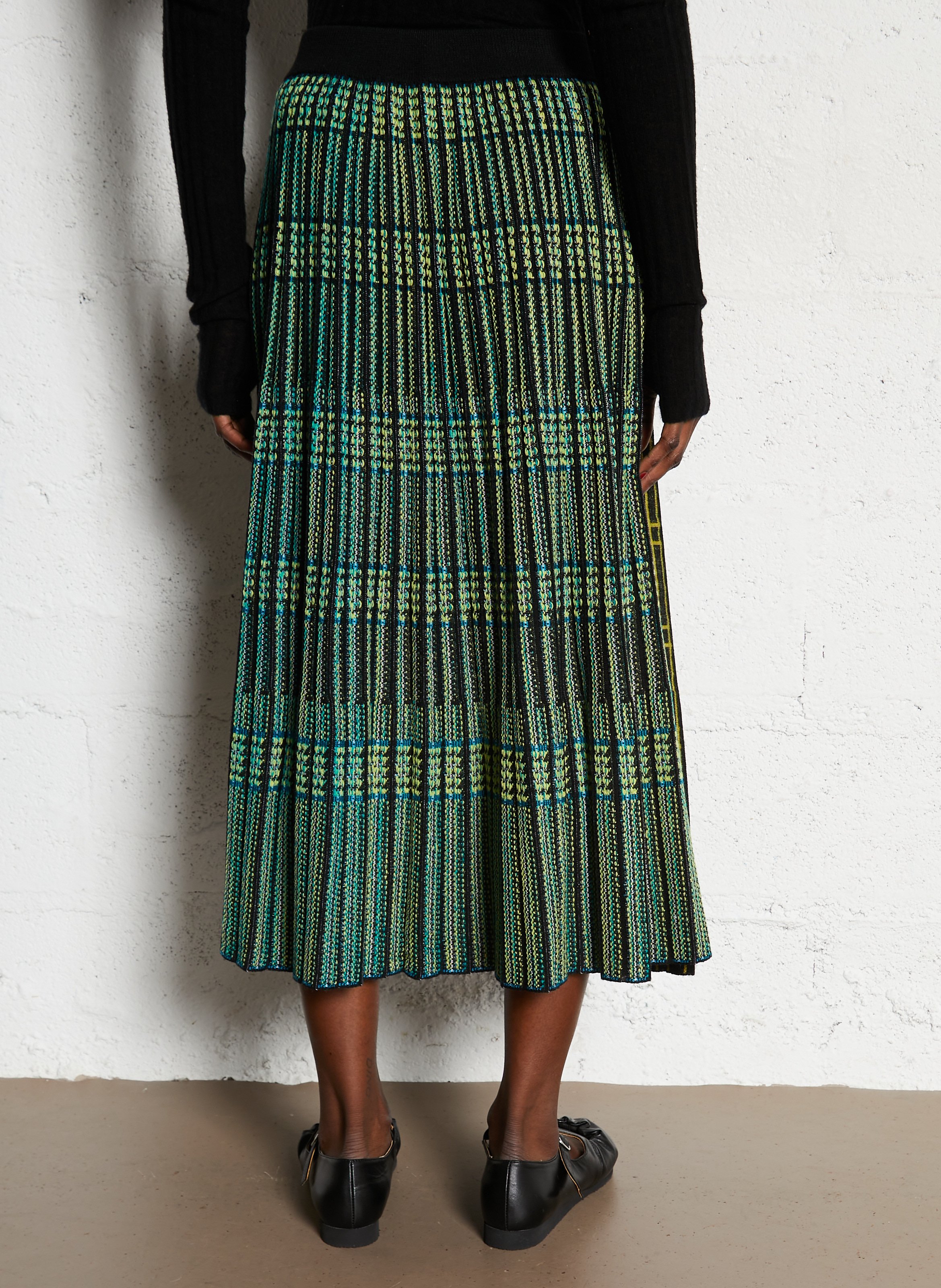 Jupe midi plissée MES DEMOISELLES Multicolore