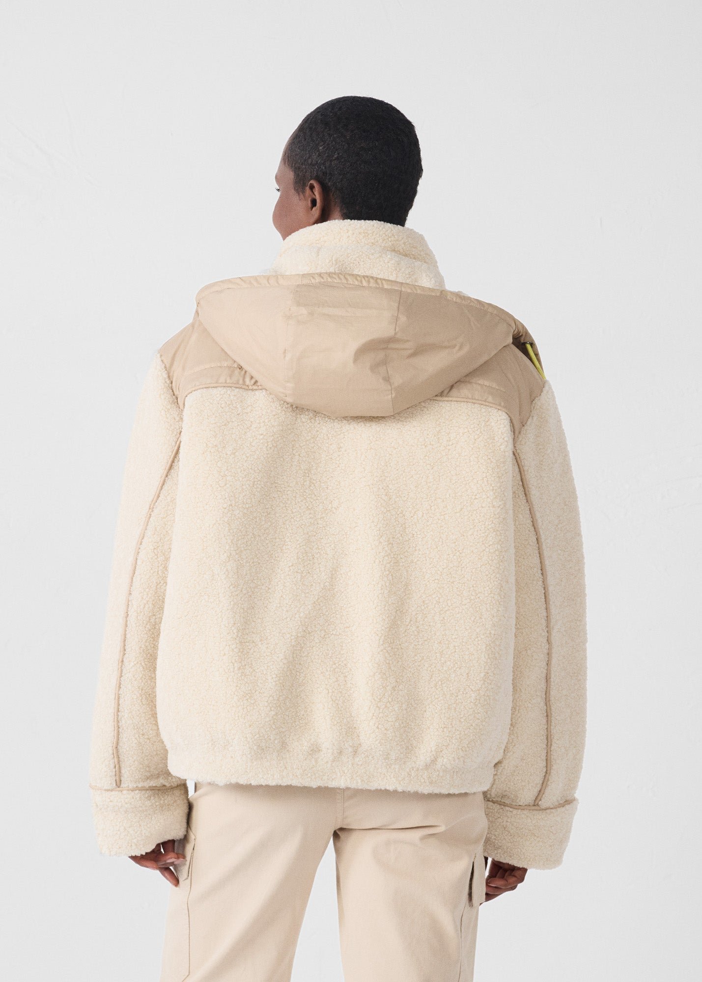 Sherpa Ivana Puffer Jacket JOTT White