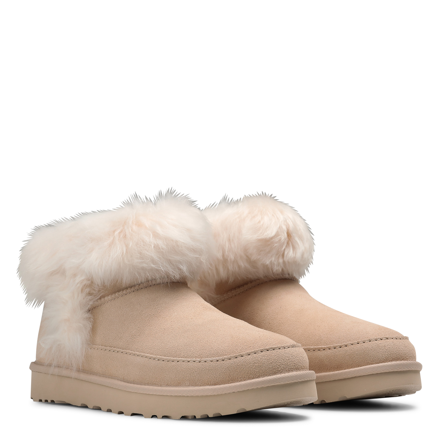 Boots en cuir mélangé UGG Beige