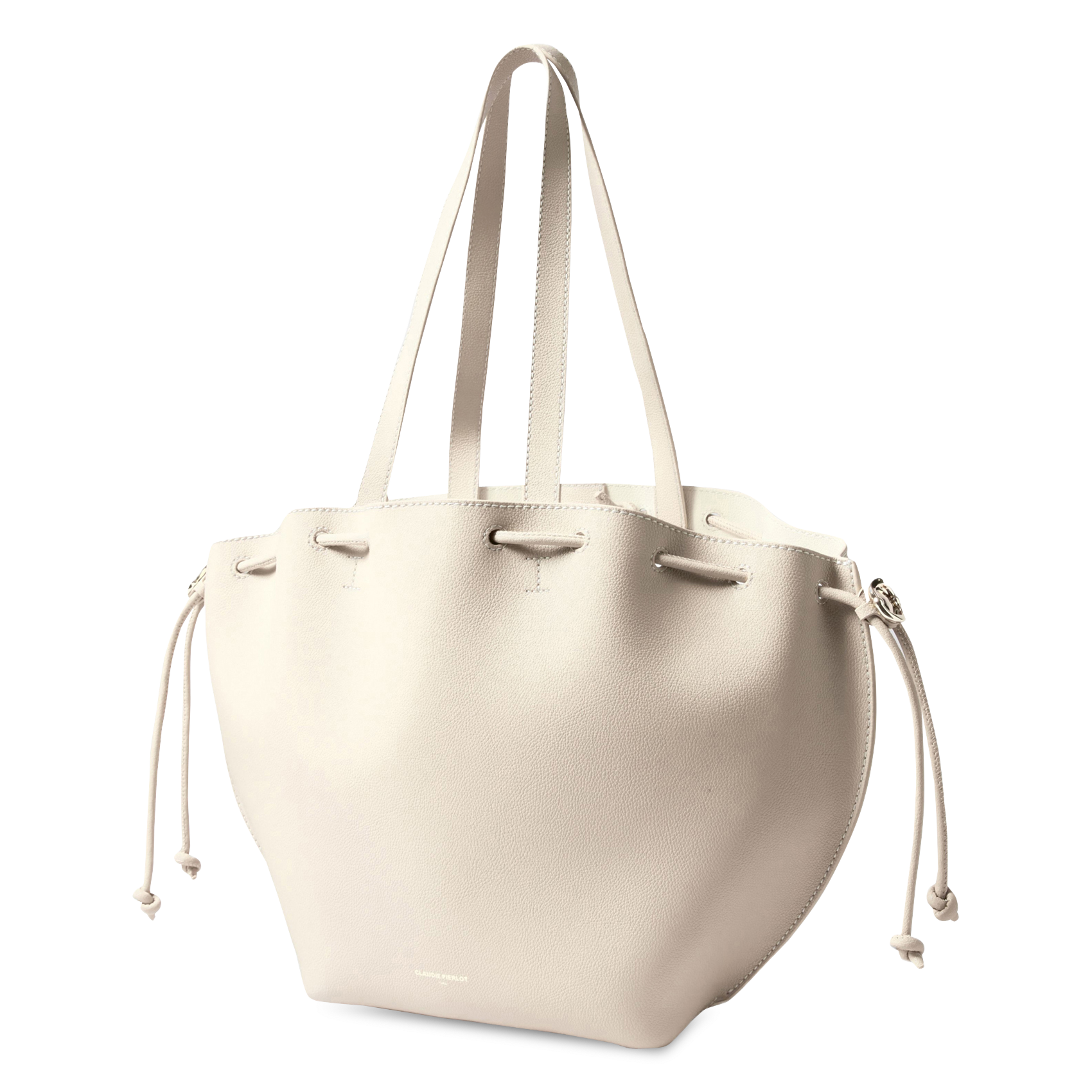 Billy L leather bag  CLAUDIE PIERLOT Beige