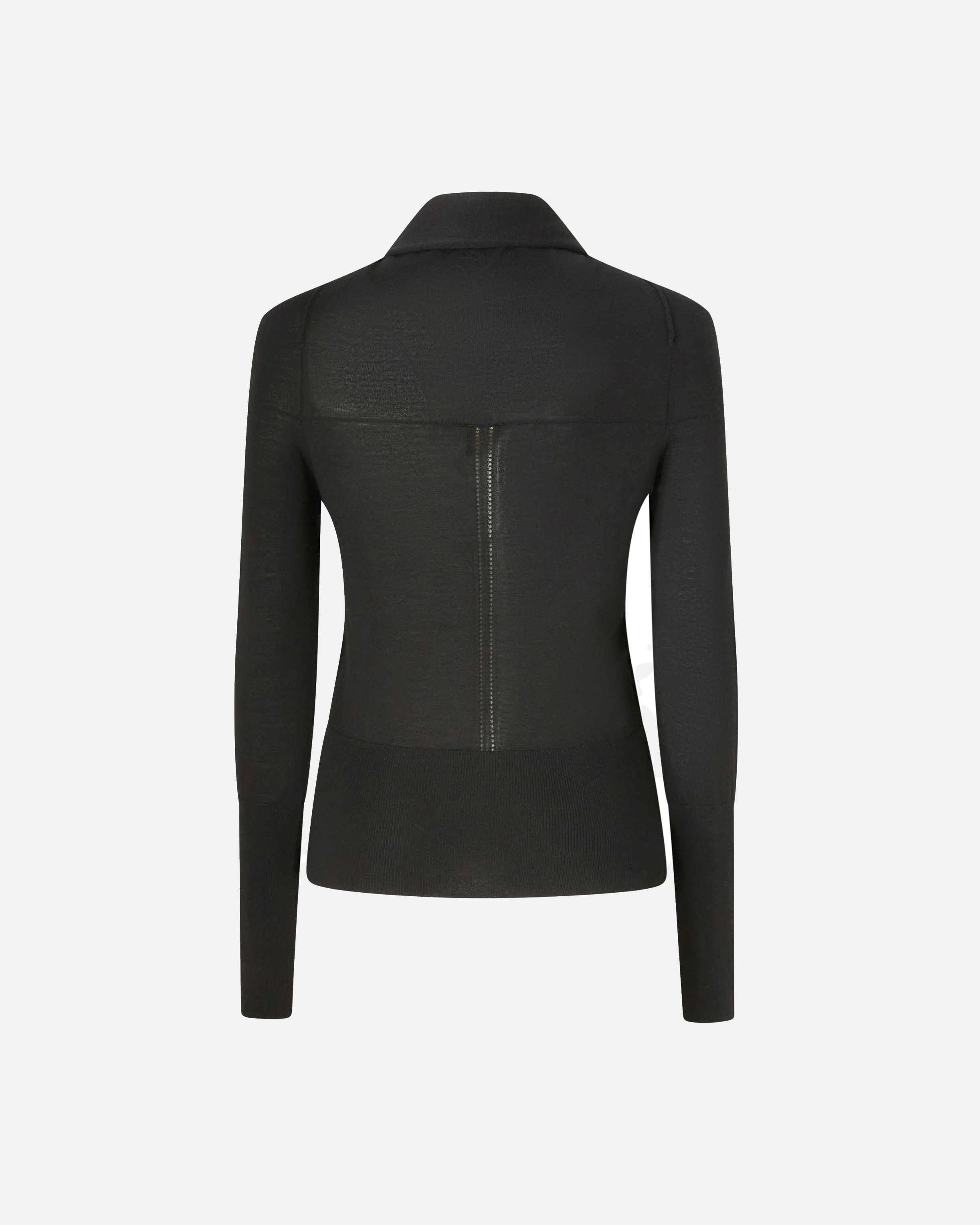 Shawl collar sweater PINKO Black