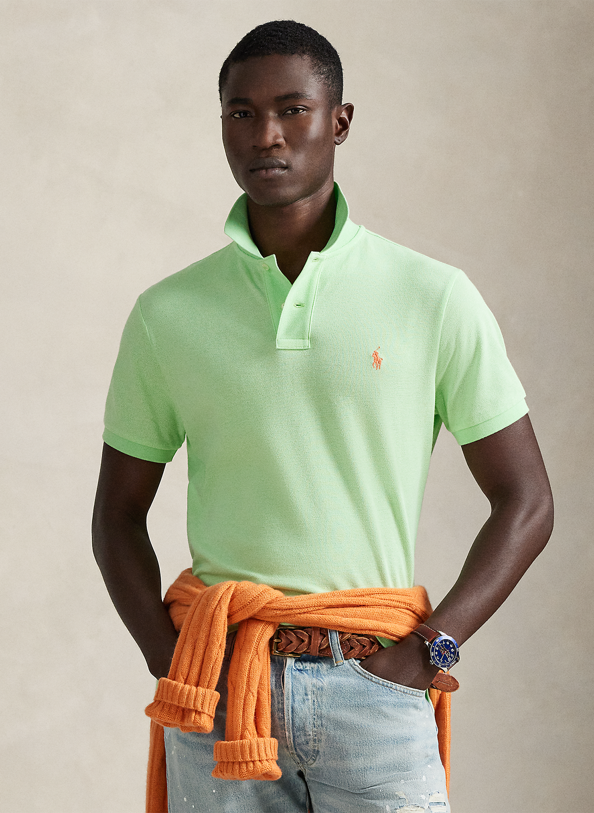 Polo slim-fit en coton POLO RALPH LAUREN