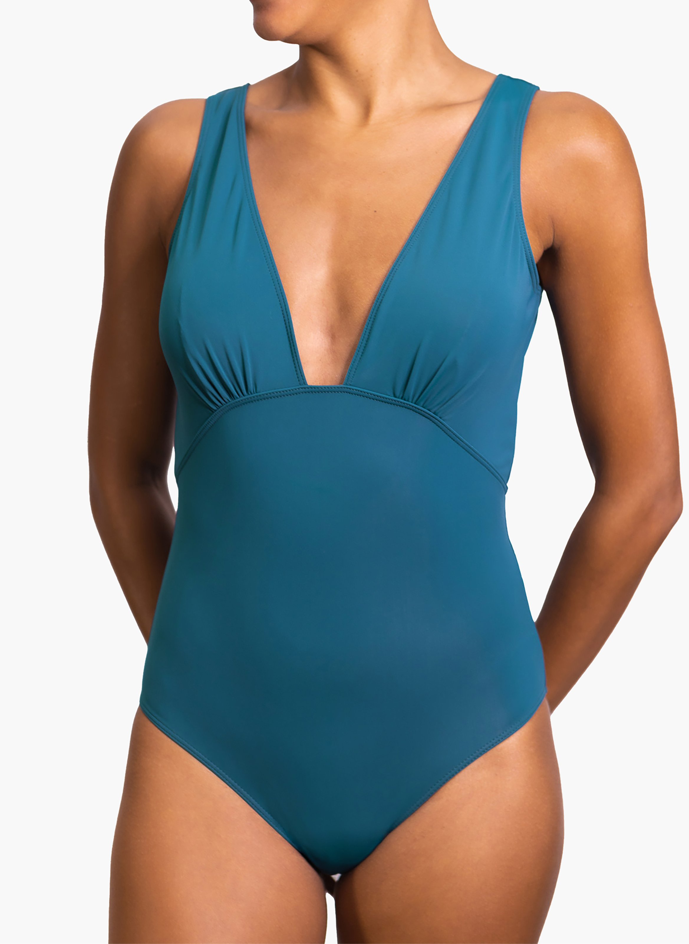 Maillot de bain une pièce menstruel REJEANNE Bleu