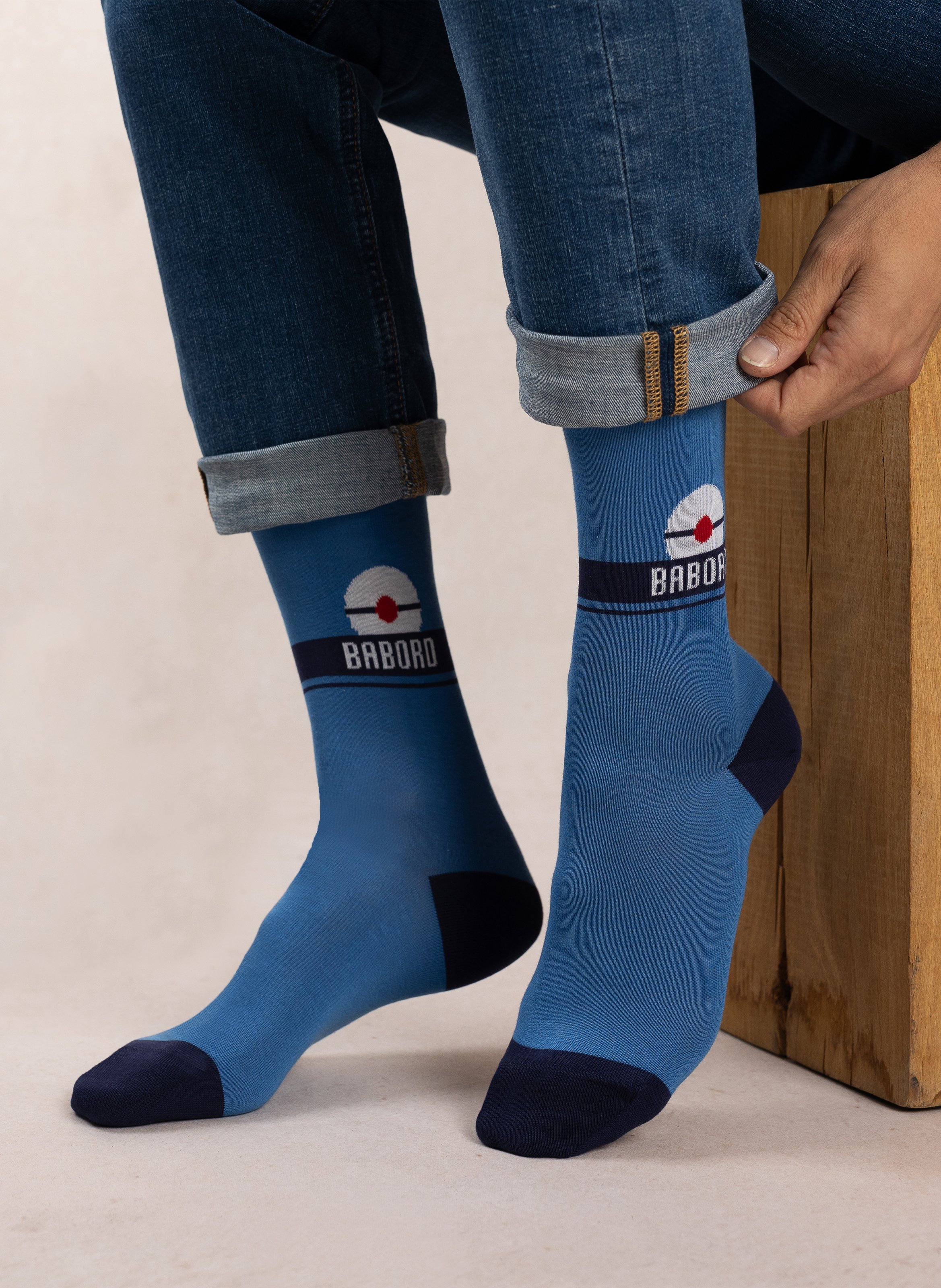 Sokken - katoenblend BLEUFORET Blauw