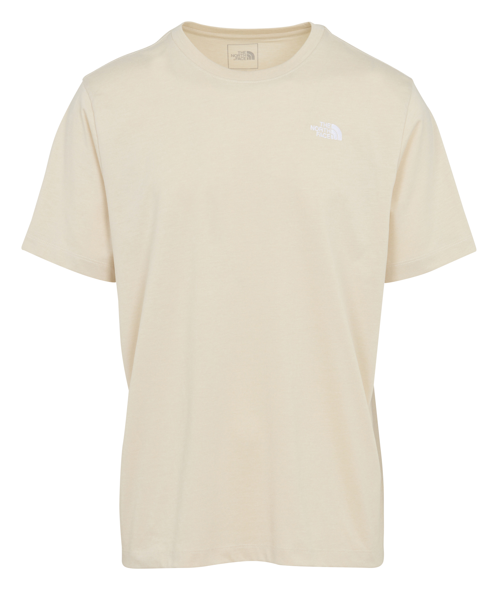 Tee-shirt droit col rond brodé en coton THE NORTH FACE