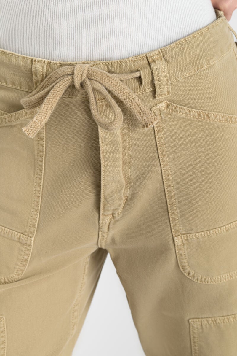 Loose, wide-leg jeans LE TEMPS DES CERISES Beige