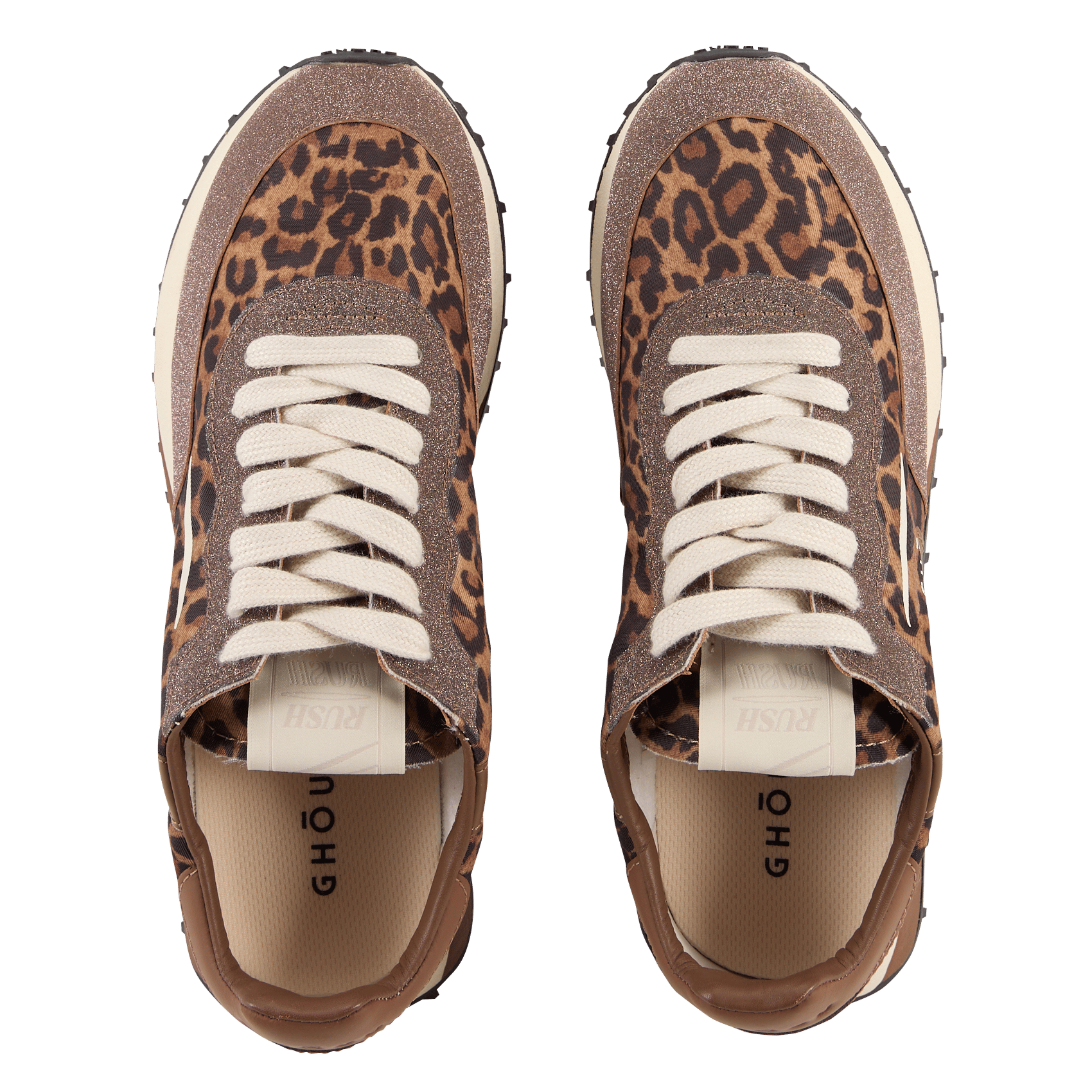 Leopard low-top sneakers GHOUD VENICE Brown