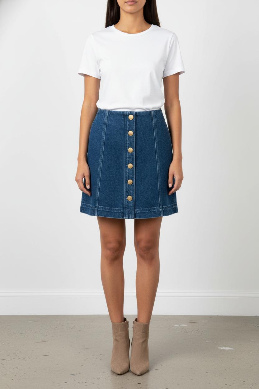 Short & midi skirt SEZANE - Seconde main Blue