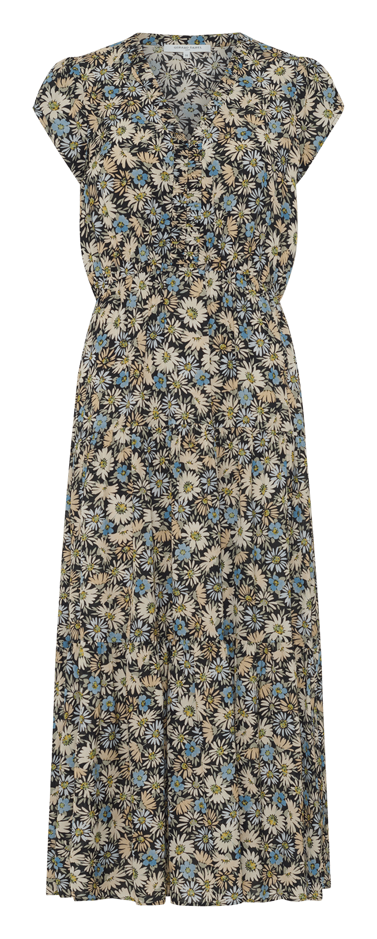 Floral print midi dress GERARD DAREL Green