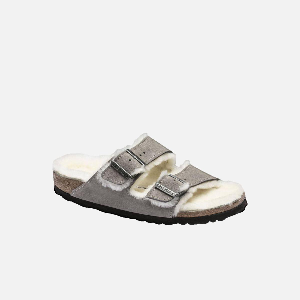 Arizona flat sandals BIRKENSTOCK Grey