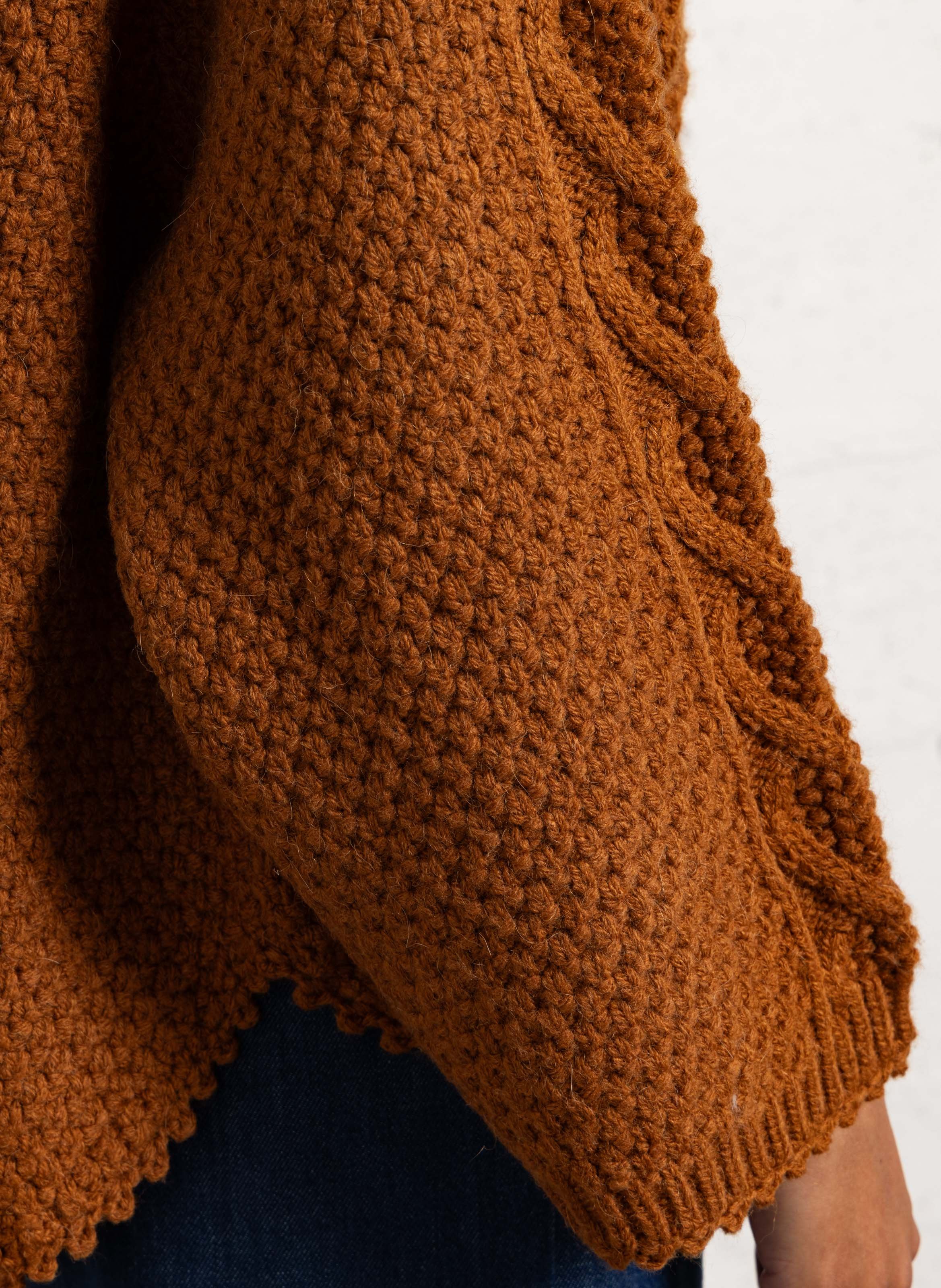 Round-neck cardigan LOUISE MISHA Brown