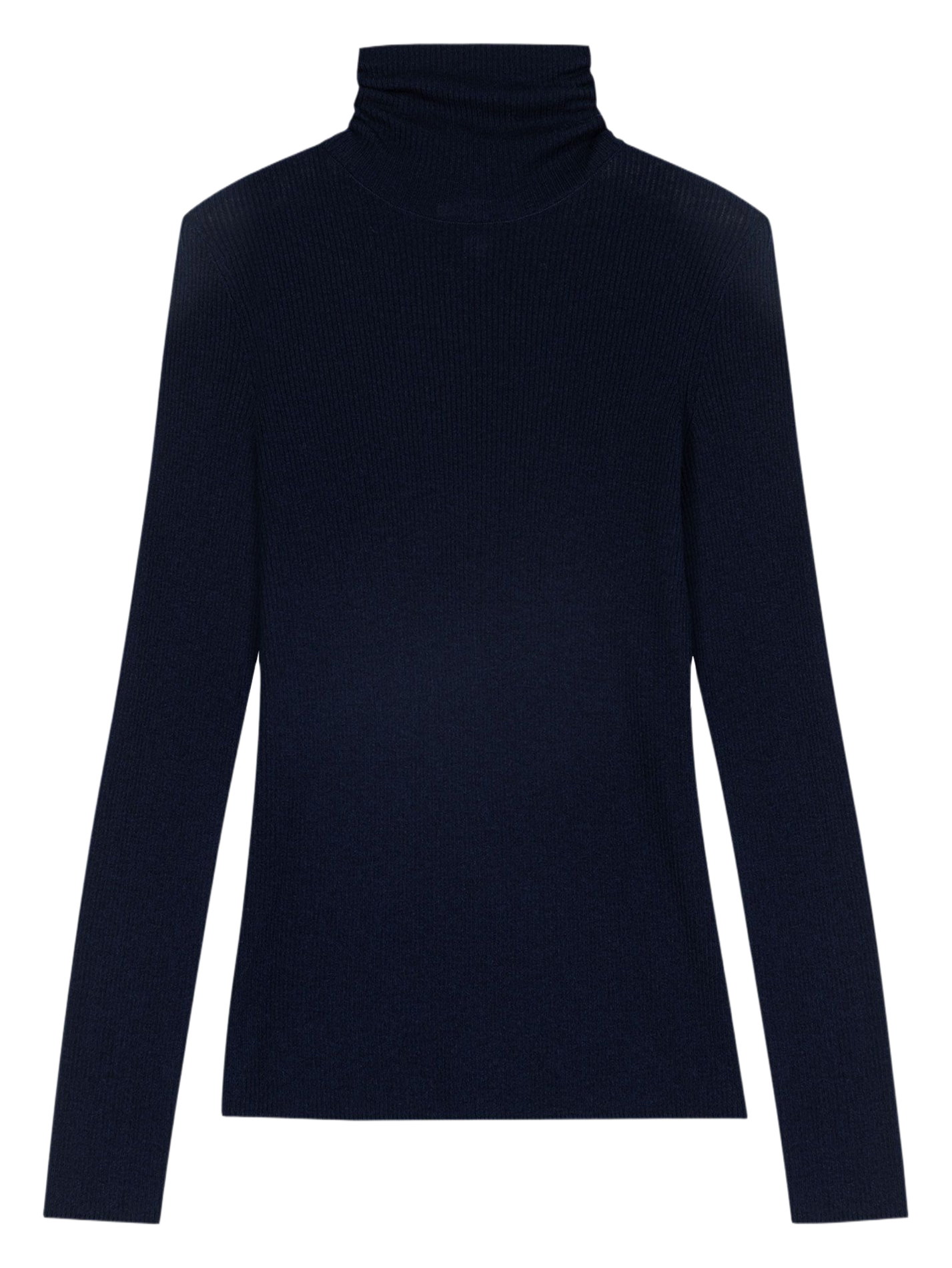 Pull moulant en laine et soie MAJE
