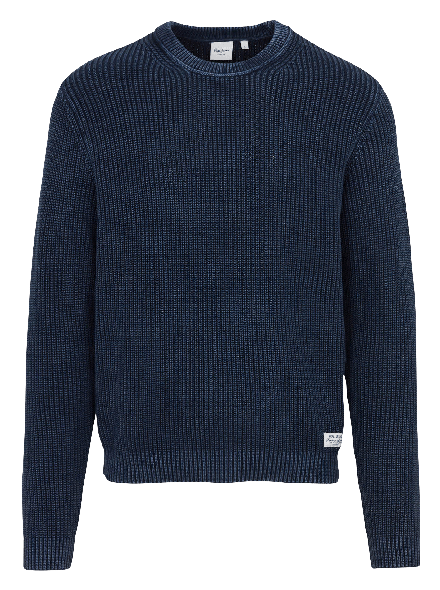 Pull maille col rond en coton PEPE JEANS