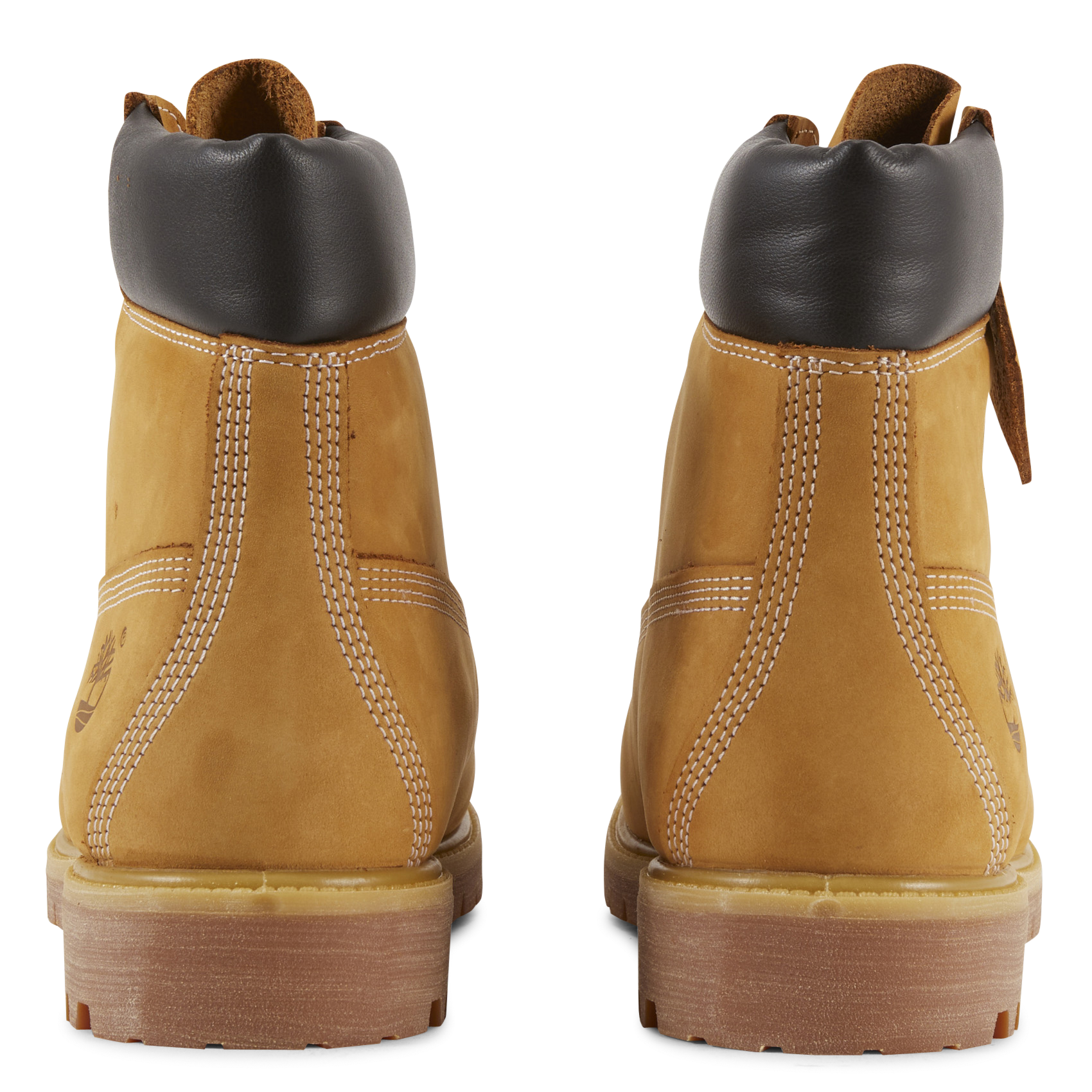 Leather mid-calf boots TIMBERLAND Yellow