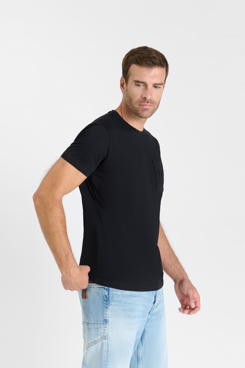 Round-neck T-shirt LE TEMPS DES CERISES Black