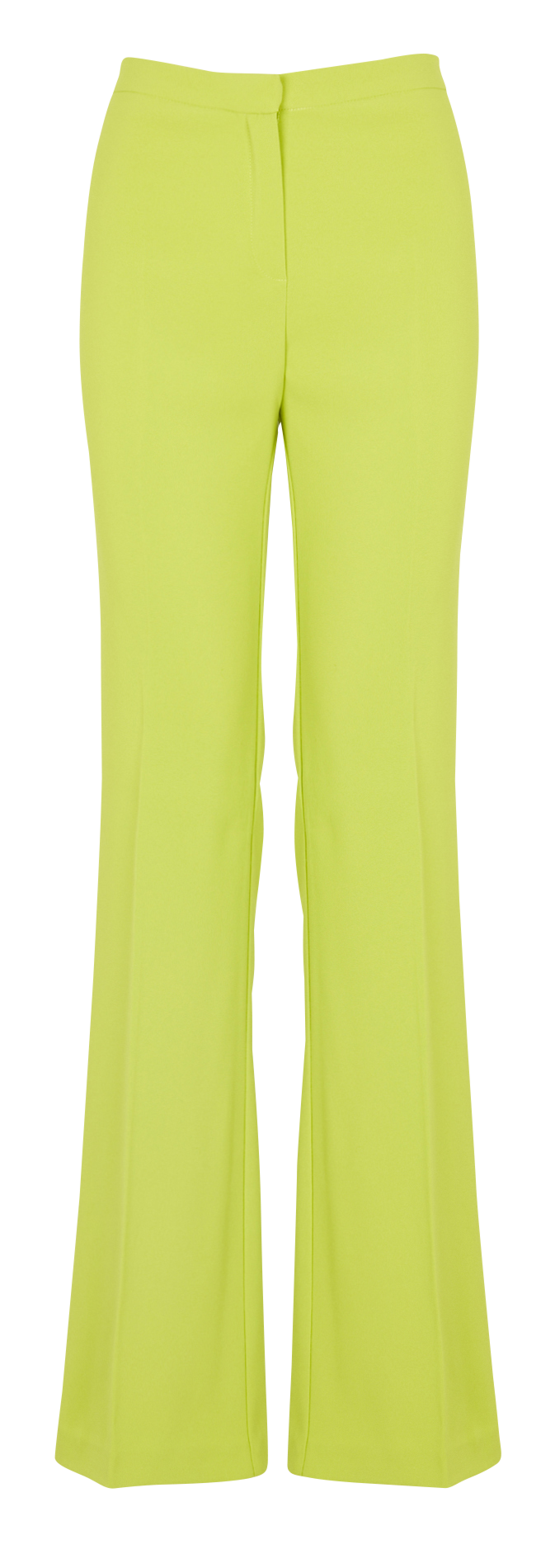 High-waisted flared pants PINKO Yellow