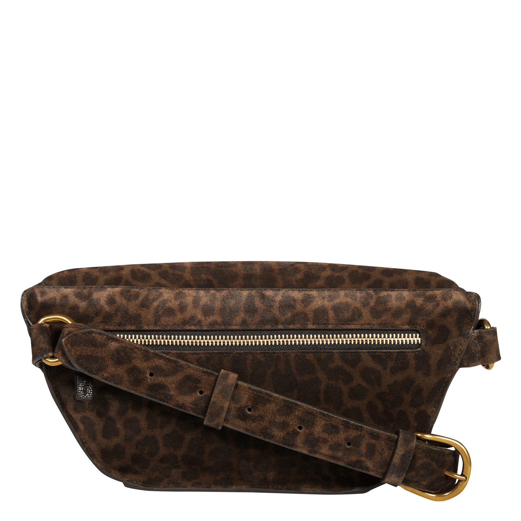 Printed suede waist bag JEROME DREYFUSS Khaki