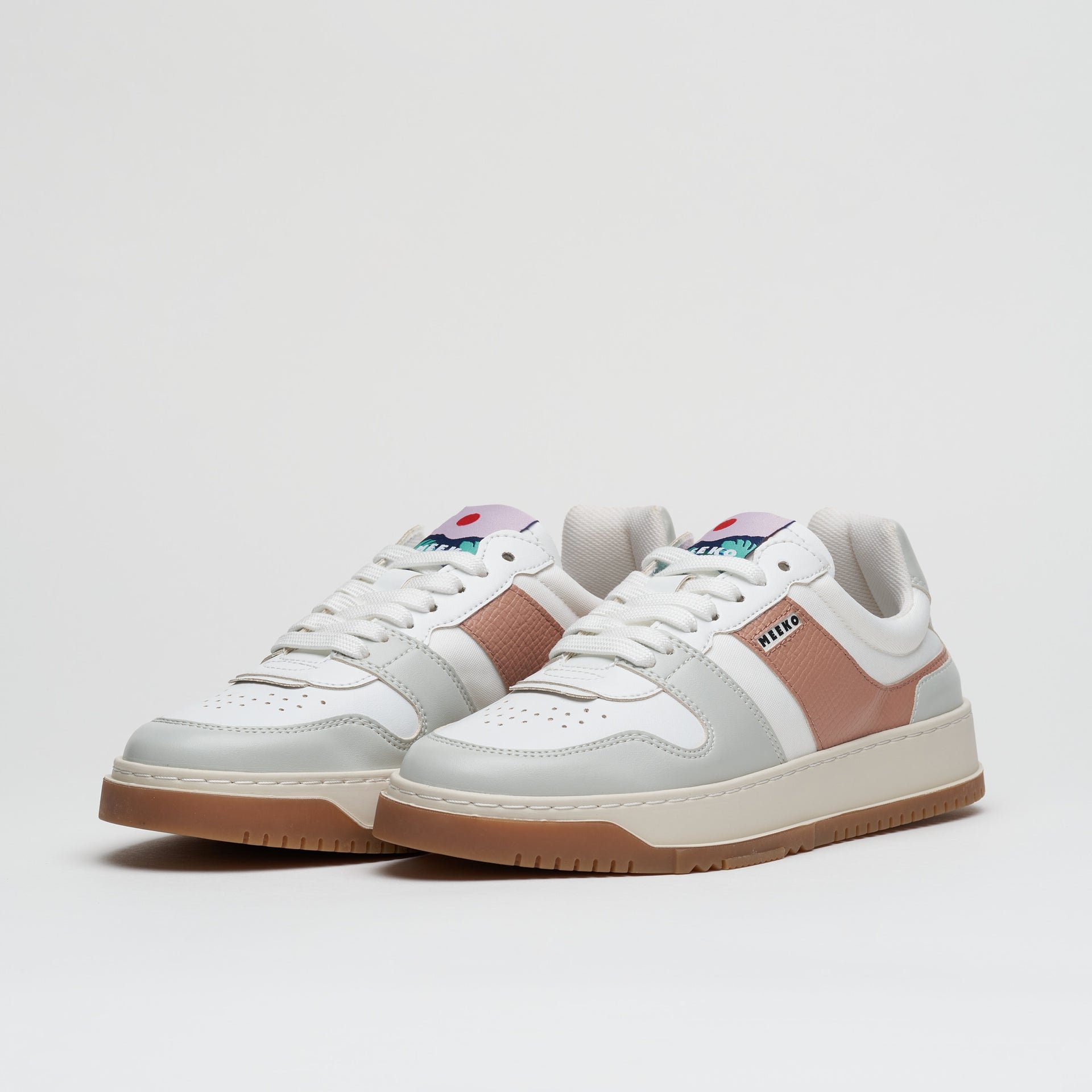 Eco-friendly low-top trainers MEEKO Pink
