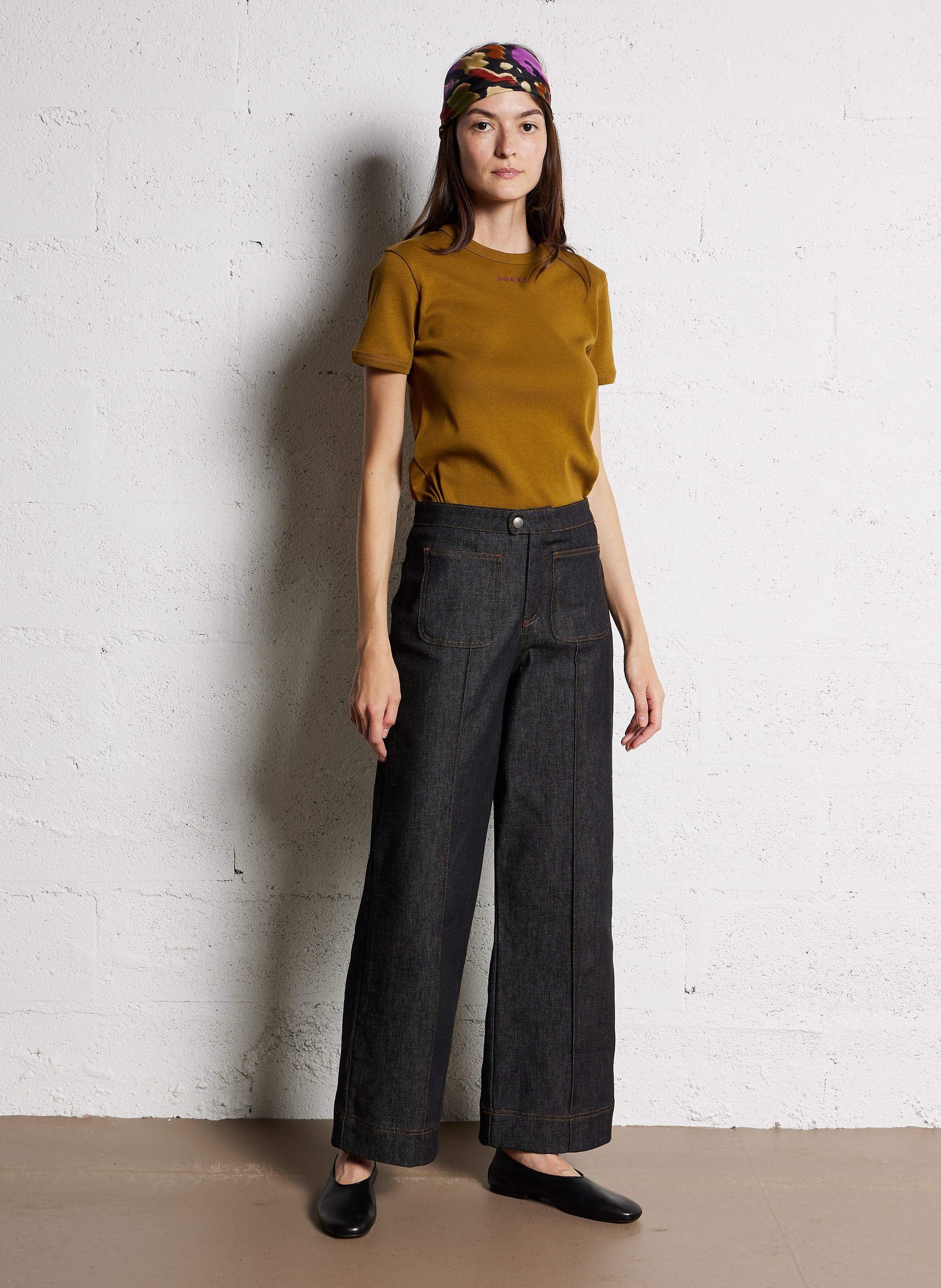 Ballerines en cuir - Look 2