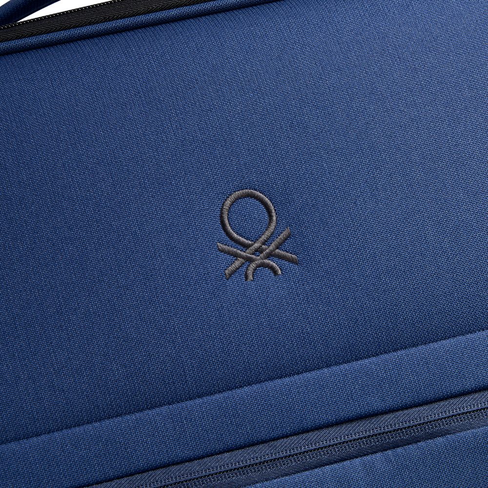 Soft cabin suitcase DELSEY PARIS Blue